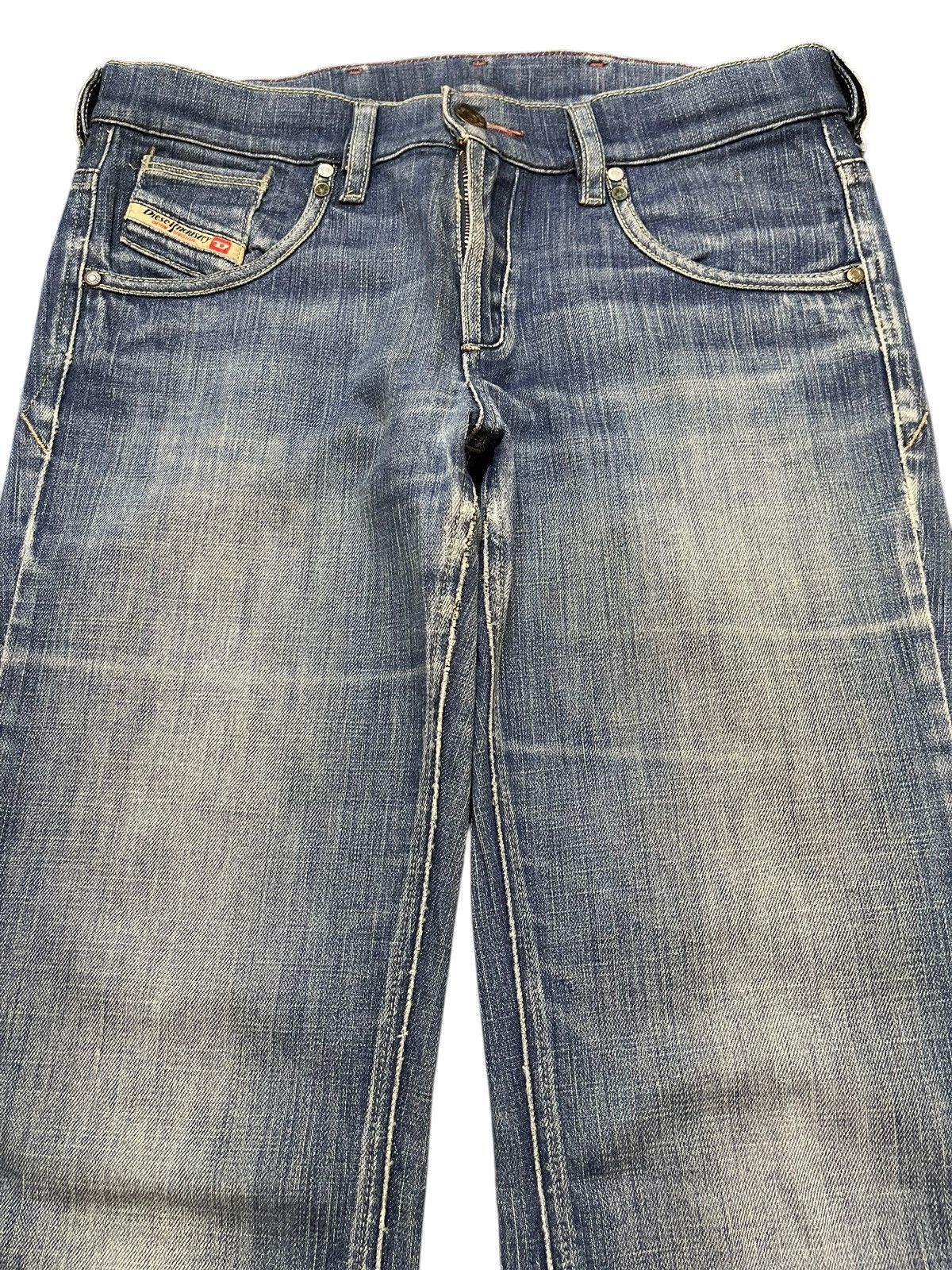 Diesel Vintage Diesel Industry Faded Wash Style Wide Leg Jeans Size US 30 / EU 46 - 3 Thumbnail