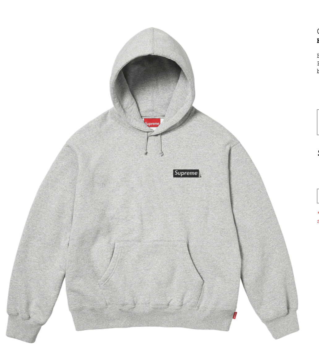 Supreme Supreme Catwomen hooded sweatshirt - Grey Size US M / EU 48-50 / 2 - 2 Thumbnail