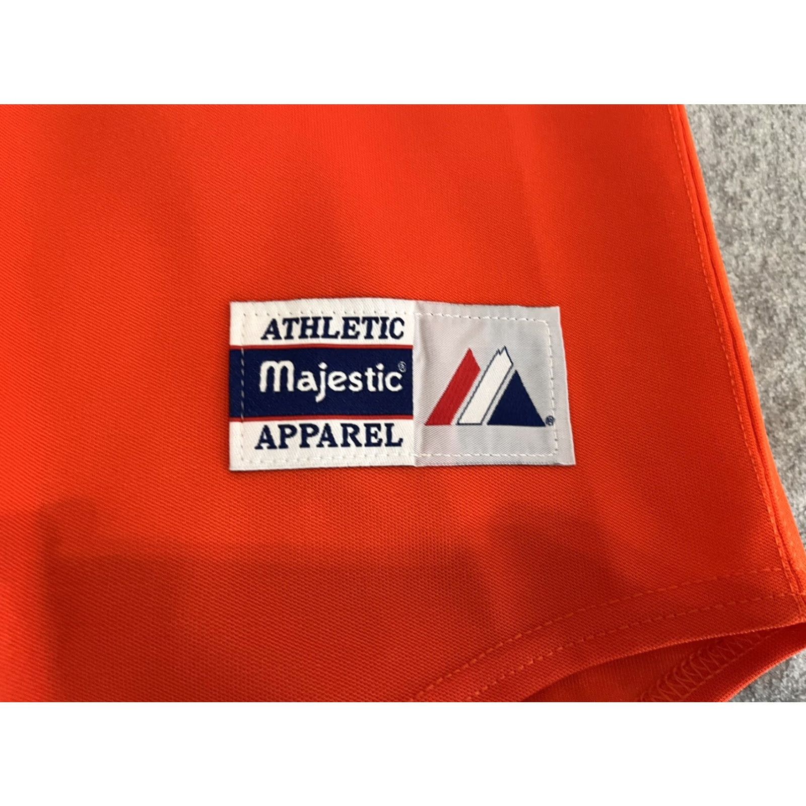 Vintage VINTAGE Majestic Jersey Baseball Astros 2K Orange Made in USA Size Large Mens Short Sleeve Size US L / EU 52-54 / 3 - 2 Thumbnail