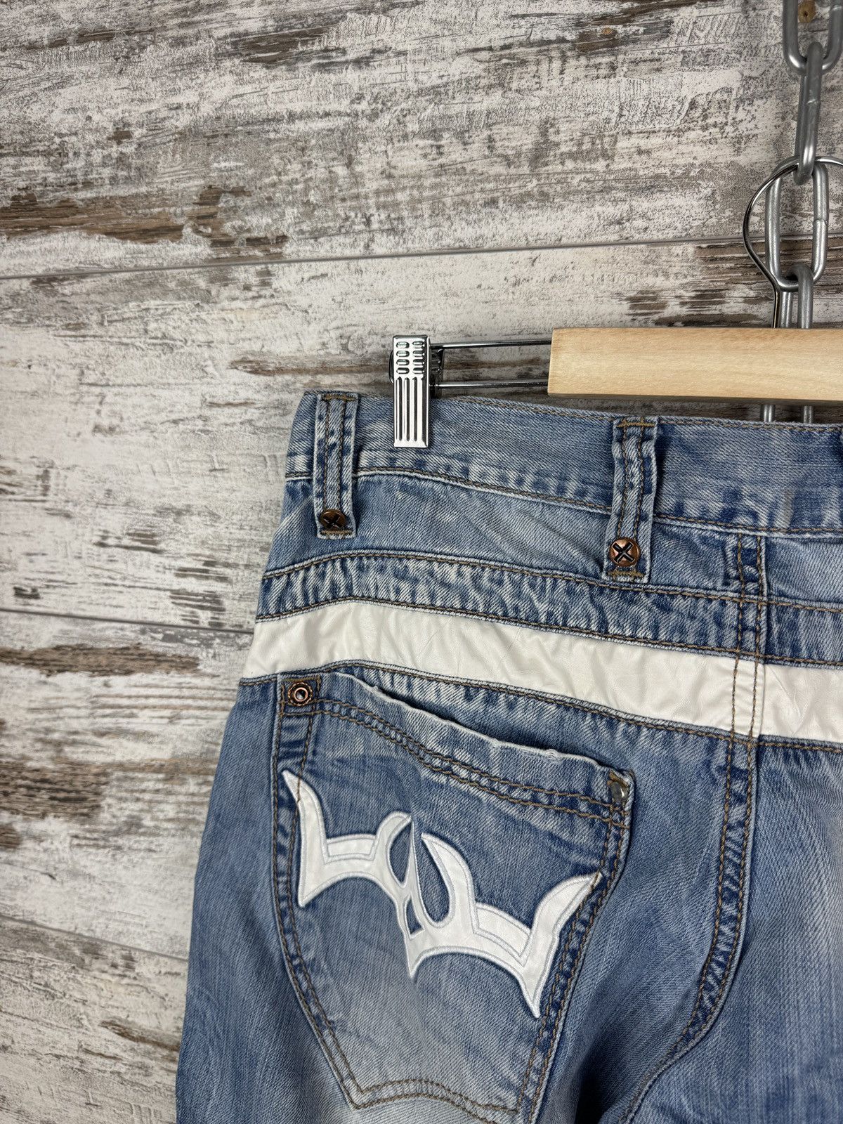 Vintage Mens Vintage Cipo & Baxx denim jeans pants avant garde y2k Size US 33 - 13 Thumbnail