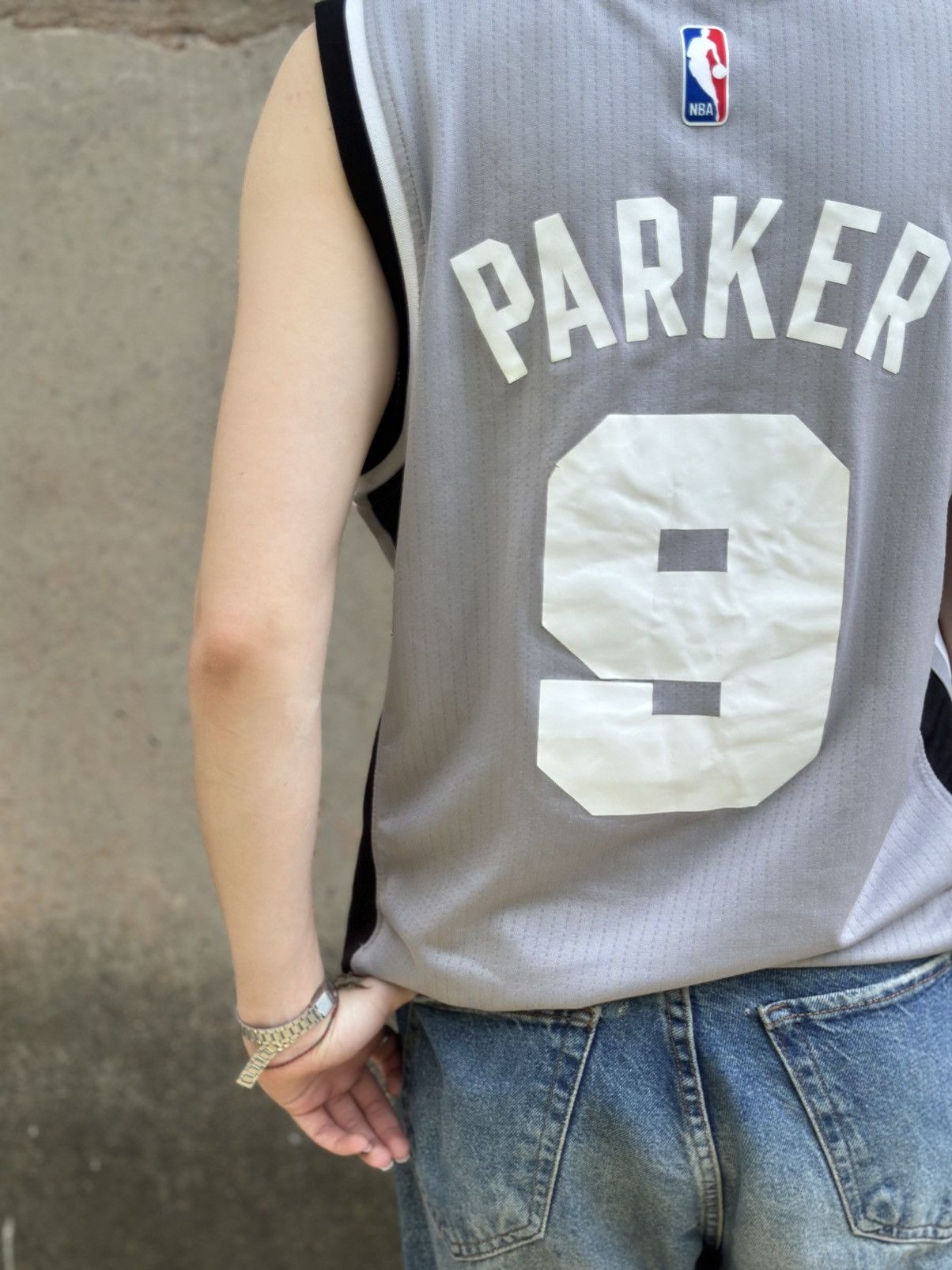 NBA VTG Mans Tank Top NBA Sleeves San Antonio Spurs Parker Size US S / EU 44-46 / 1 - 8 Thumbnail