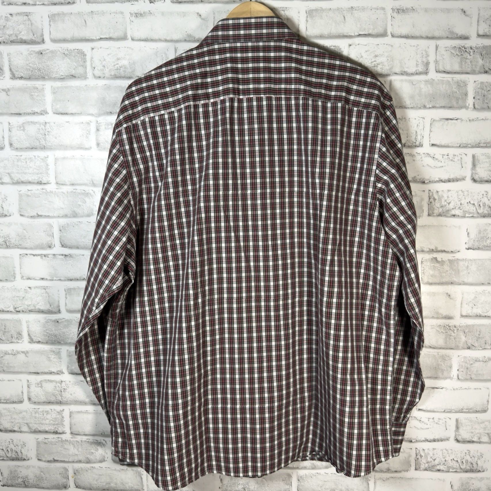 UNTUCKit UNTUCKit Plaid Long Sleeve Button-Down Shirt Mens XXL Cotton Multicolor Size US XXL / EU 58 / 5 - 5 Thumbnail