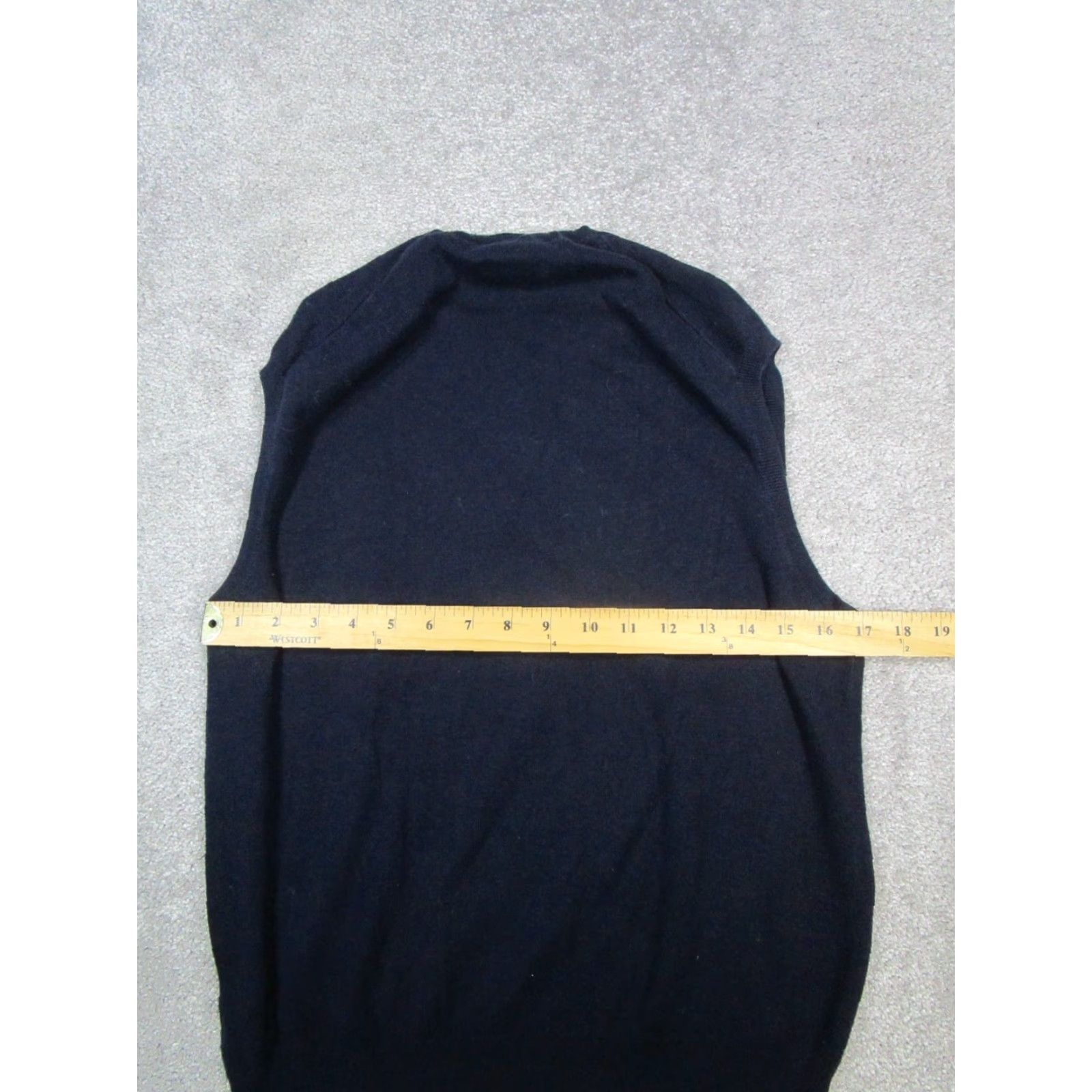 Polo Ralph Lauren VINTAGE Polo Ralph Lauren Sweater Vest Women Small Blue Knit Sleeveless V-Neck Casual Size S / US 4 / IT 40 - 7 Thumbnail