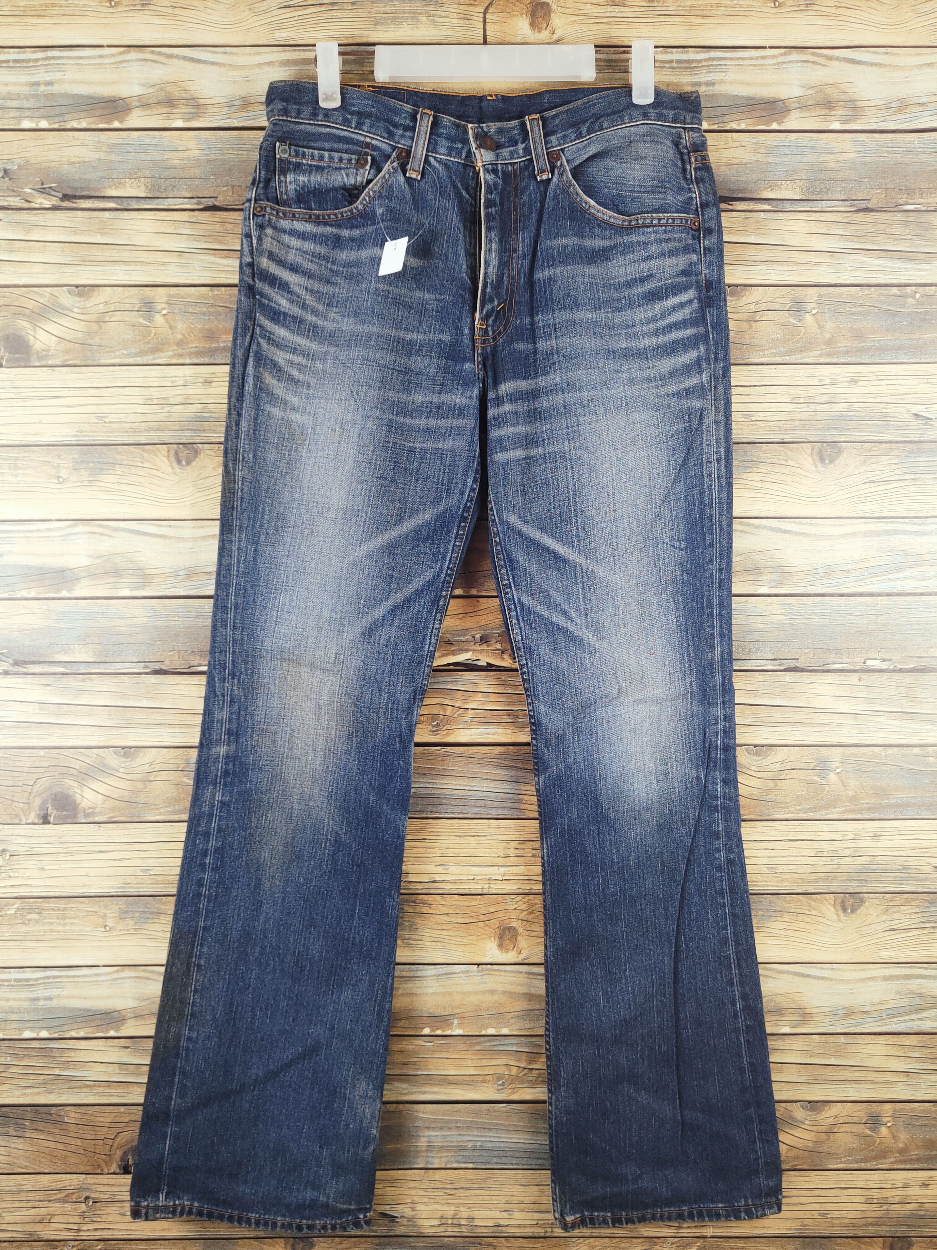 Levi's Levi's Dark Blue Distressed Ripped Jeans #S2806 Size US 32 / EU 48 - 1 Thumbnail