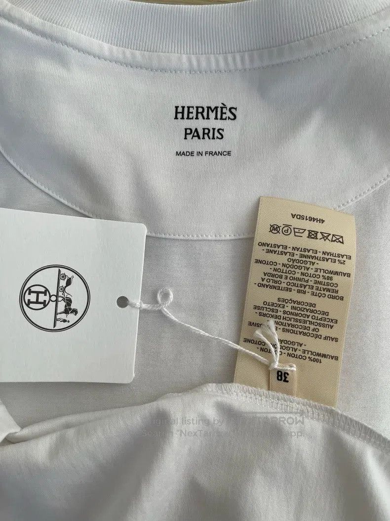Hermes Hermes Black Short-sleeved Shirt Size XS / US 0-2 / IT 36-38 - 3 Thumbnail