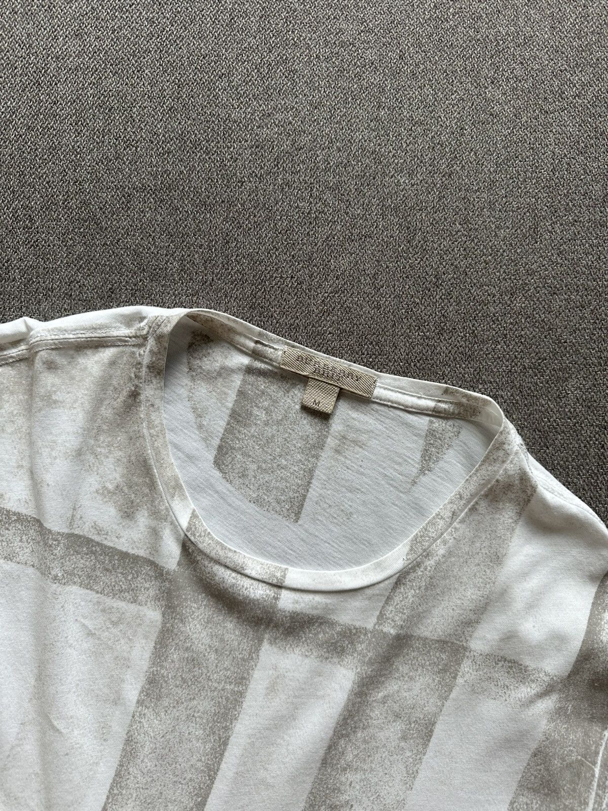 Burberry Burberry Brit all over painted check print tshirt Size US M / EU 48-50 / 2 - 7 Thumbnail