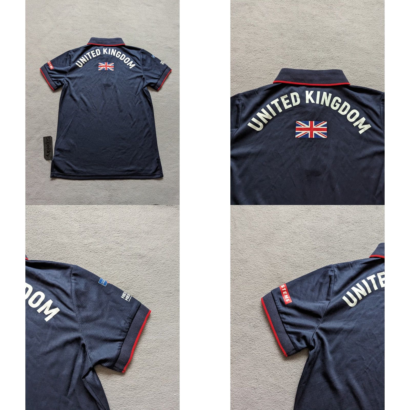 Superdry Invictus Games Great Britain Superdry Womens Polo Shirt M NWT Blue Size M Polo Shirt Womens NWT Size M / US 6-8 / IT 42-44 - 8 Thumbnail