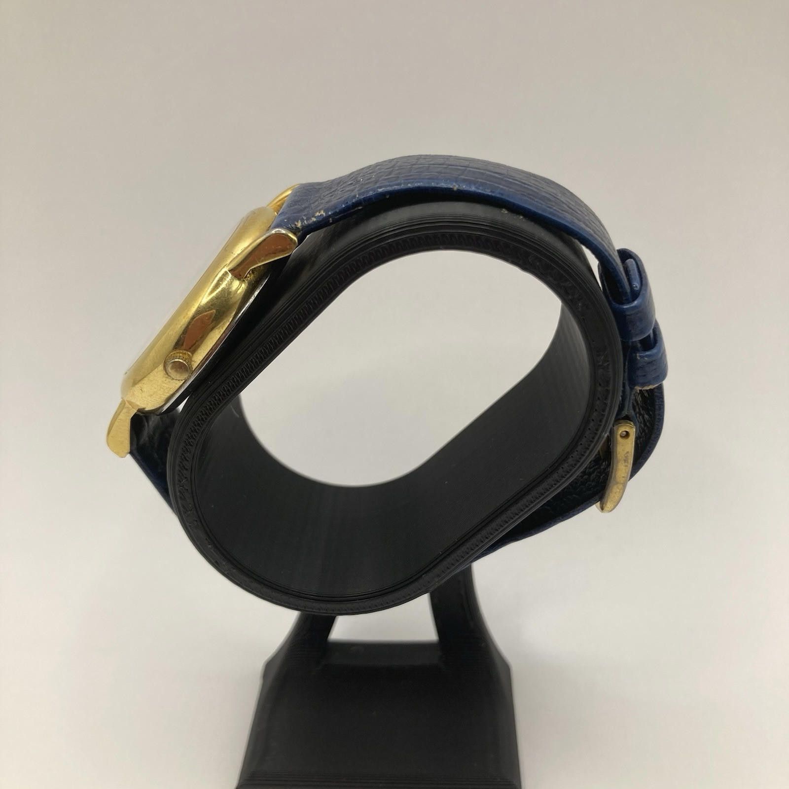 Carraig Donn Women’s Carriage Watch Gold Tone Case Dark Blue Leather Band Size ONE SIZE - 3 Thumbnail
