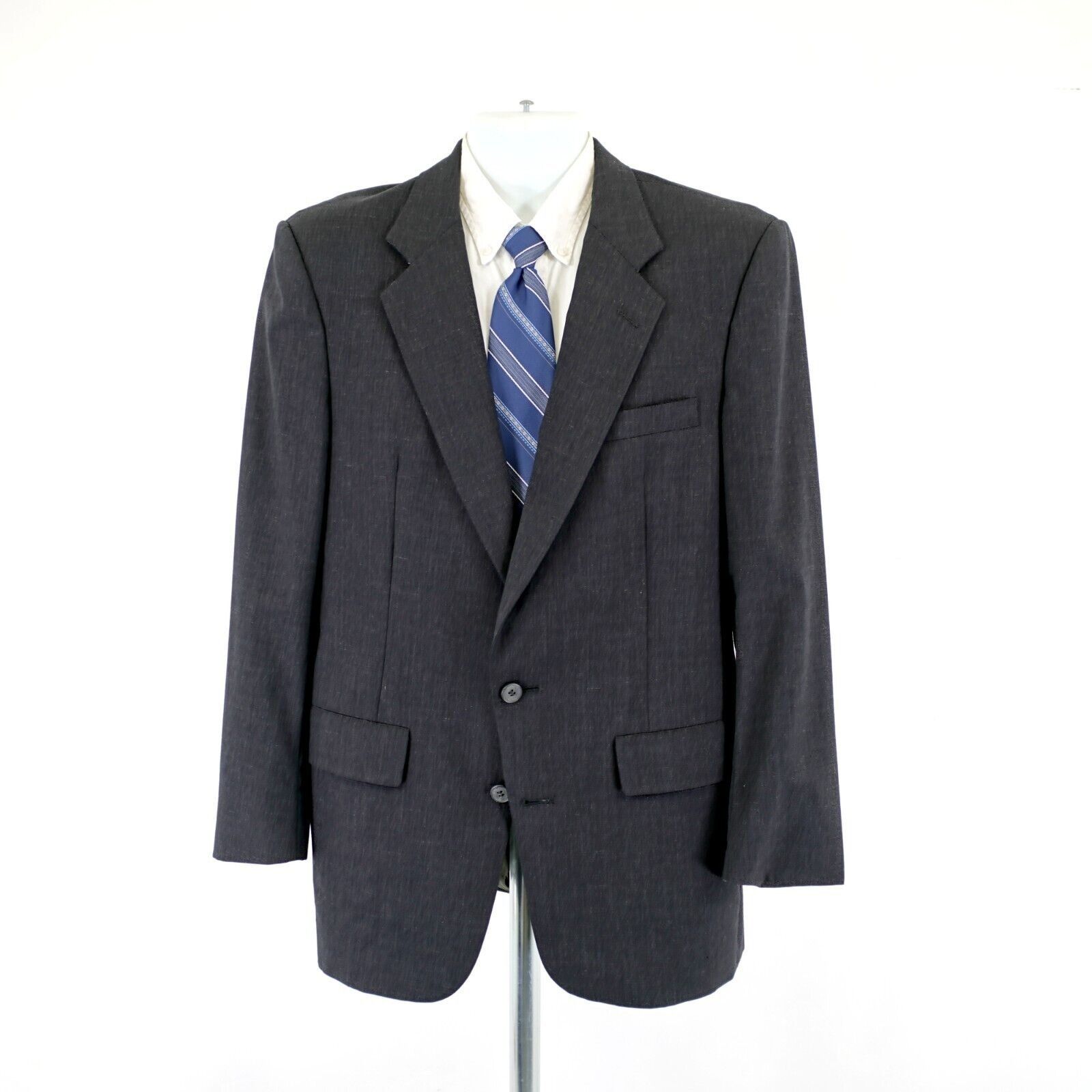 Dior Christian Dior Monsieur 40R Gray Wool Blazer 2 Button Constr Size 40R - 4 Thumbnail