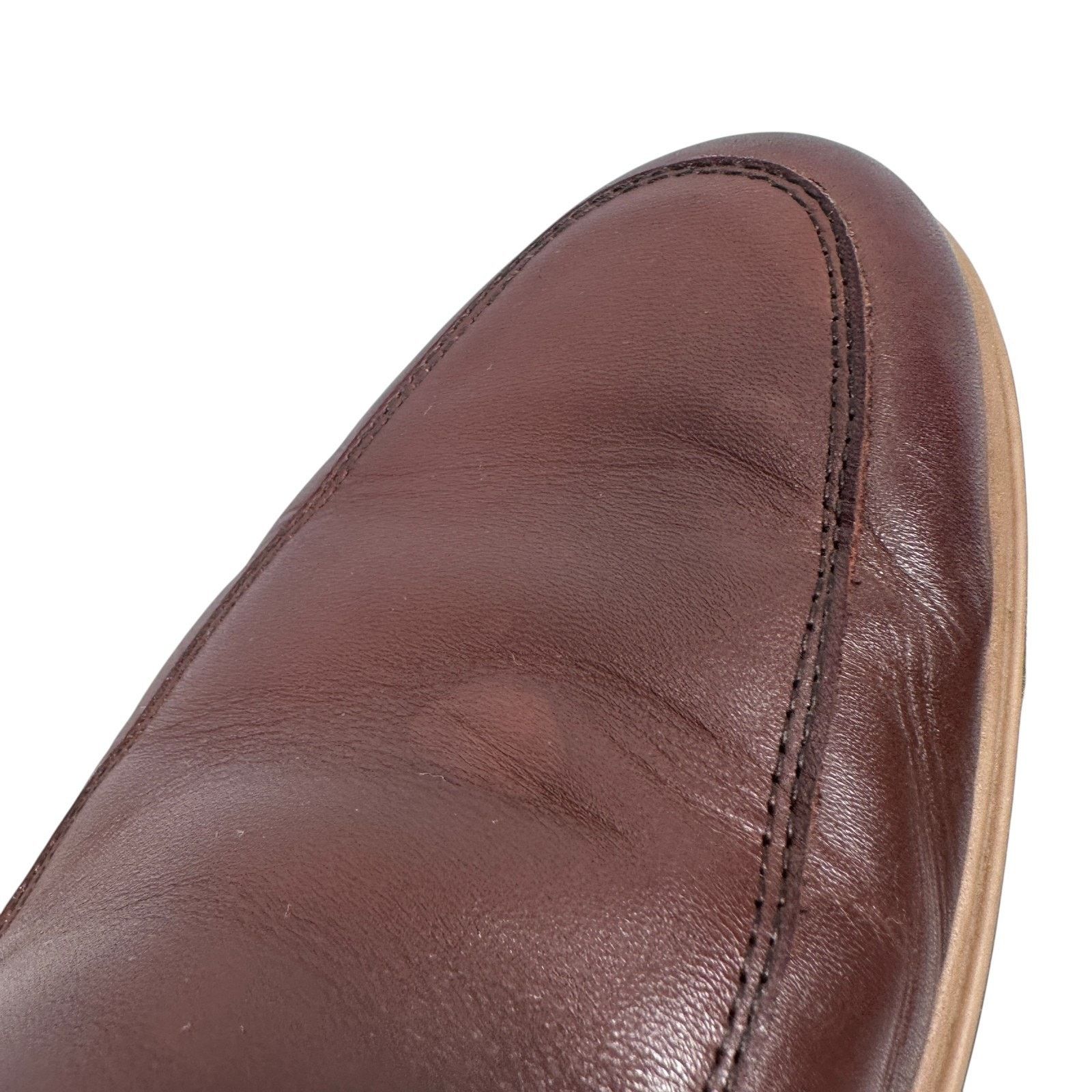 Other Amberjack Loafers Men’s US 12 M Brown Leather Slip On Shoes Size US 12 / EU 45 - 9 Thumbnail