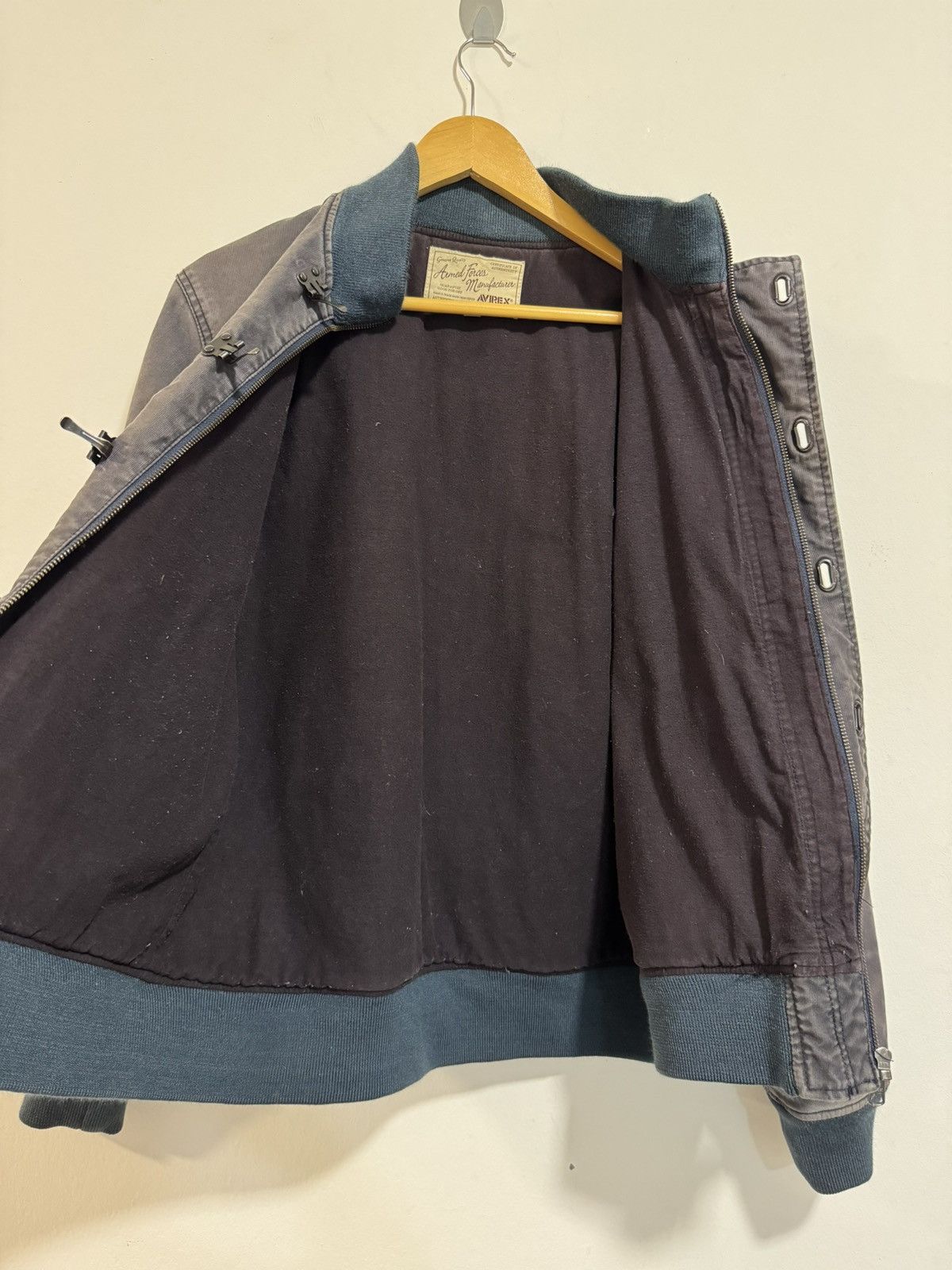 Avirex × Vintage Vintage Avirex U.S Navy Faded Grey Jacket Size US M / EU 48-50 / 2 - 10 Thumbnail