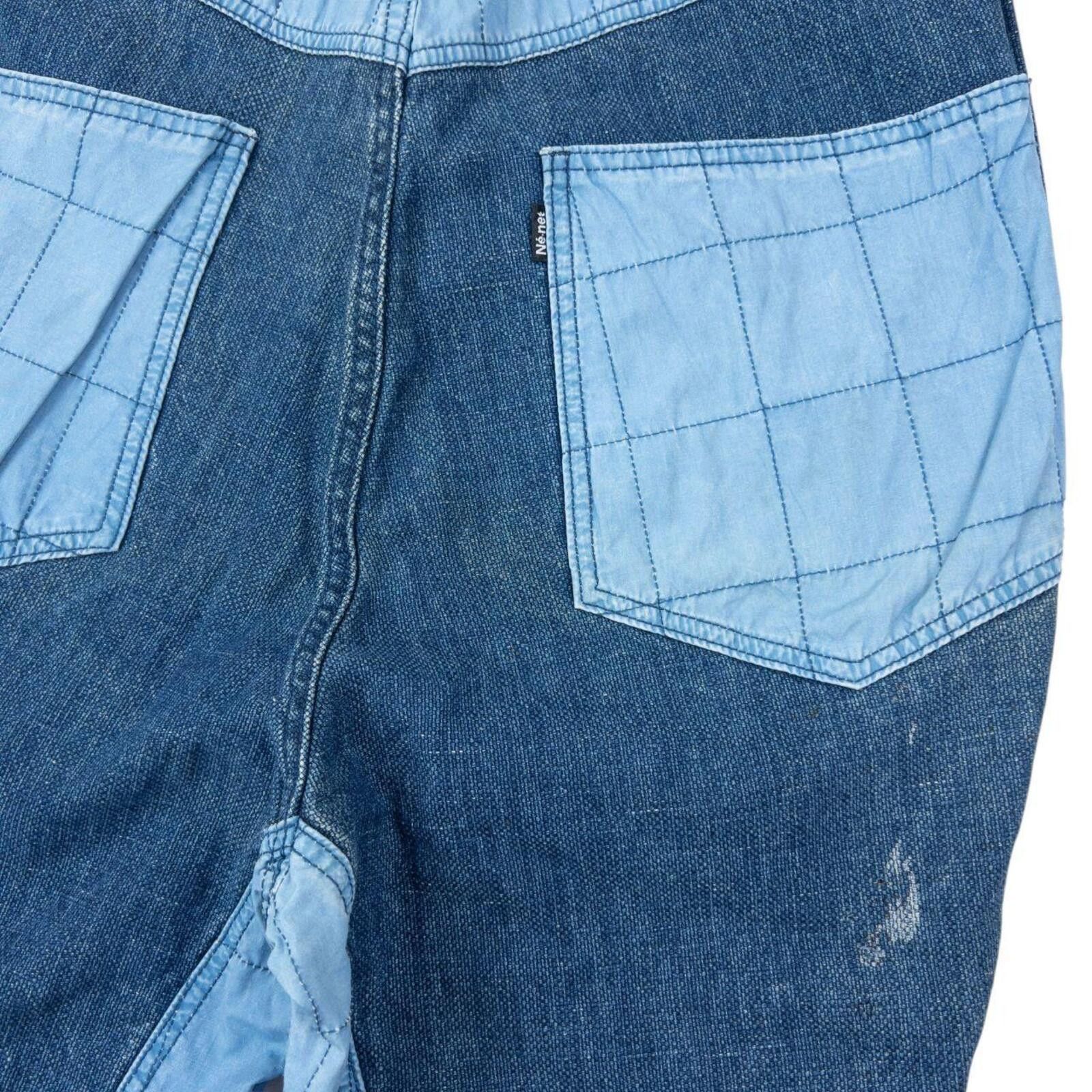 Issey Miyake Vintage Ne-Net By Issey Miyake Patchwork Denim Jeans W30 Size 30" / US 8 / IT 44 - 7 Thumbnail