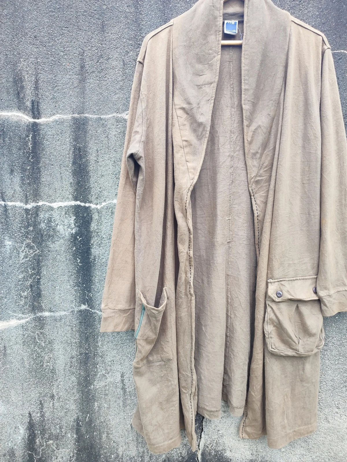 Japanese Brand Vintage PPFM (Peyton Place For Men) Drape Cardigan Jacket Size US L / EU 52-54 / 3 - 3 Thumbnail