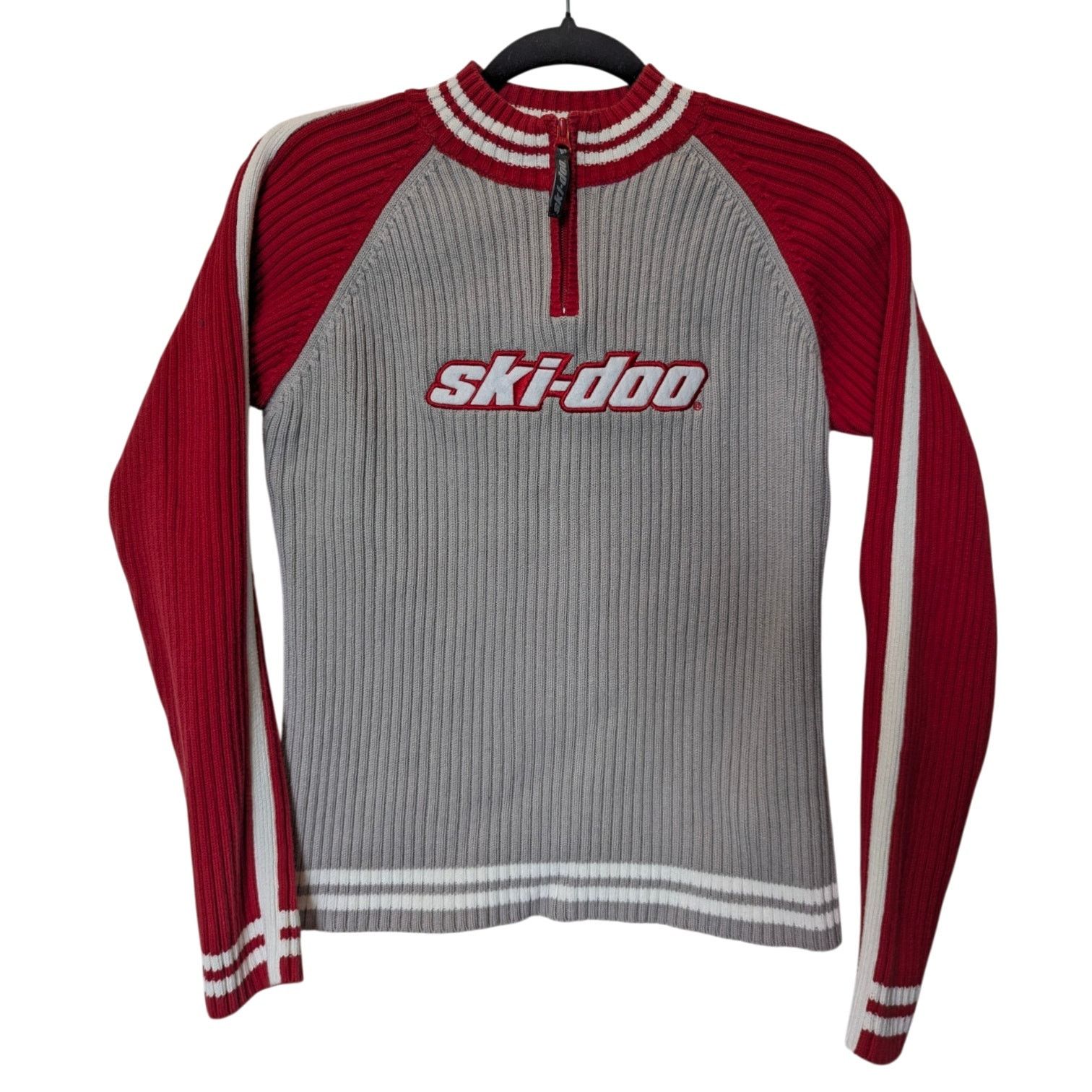 Other BRP Ski-Doo Red Cable Knit Quarter Zip Small Size US S / EU 44-46 / 1 - 1 Thumbnail