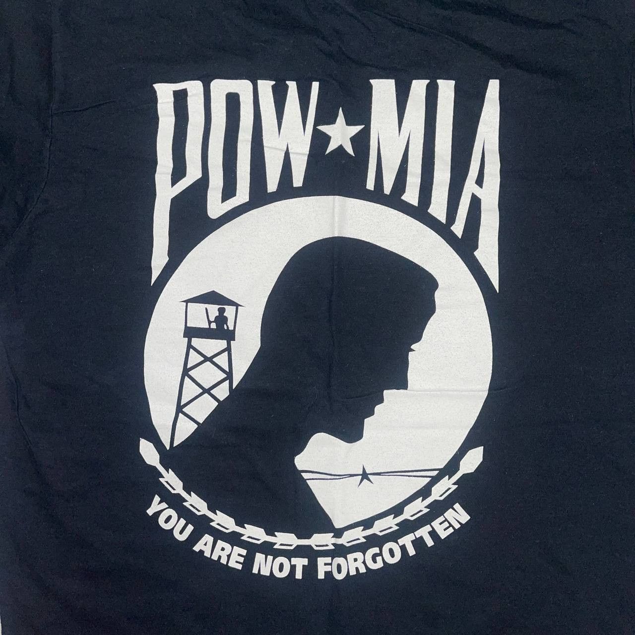 Vintage Vintage 80s POW MIA Vietnam War T-Shirt Size S Size US S / EU 44-46 / 1 - 12 Thumbnail