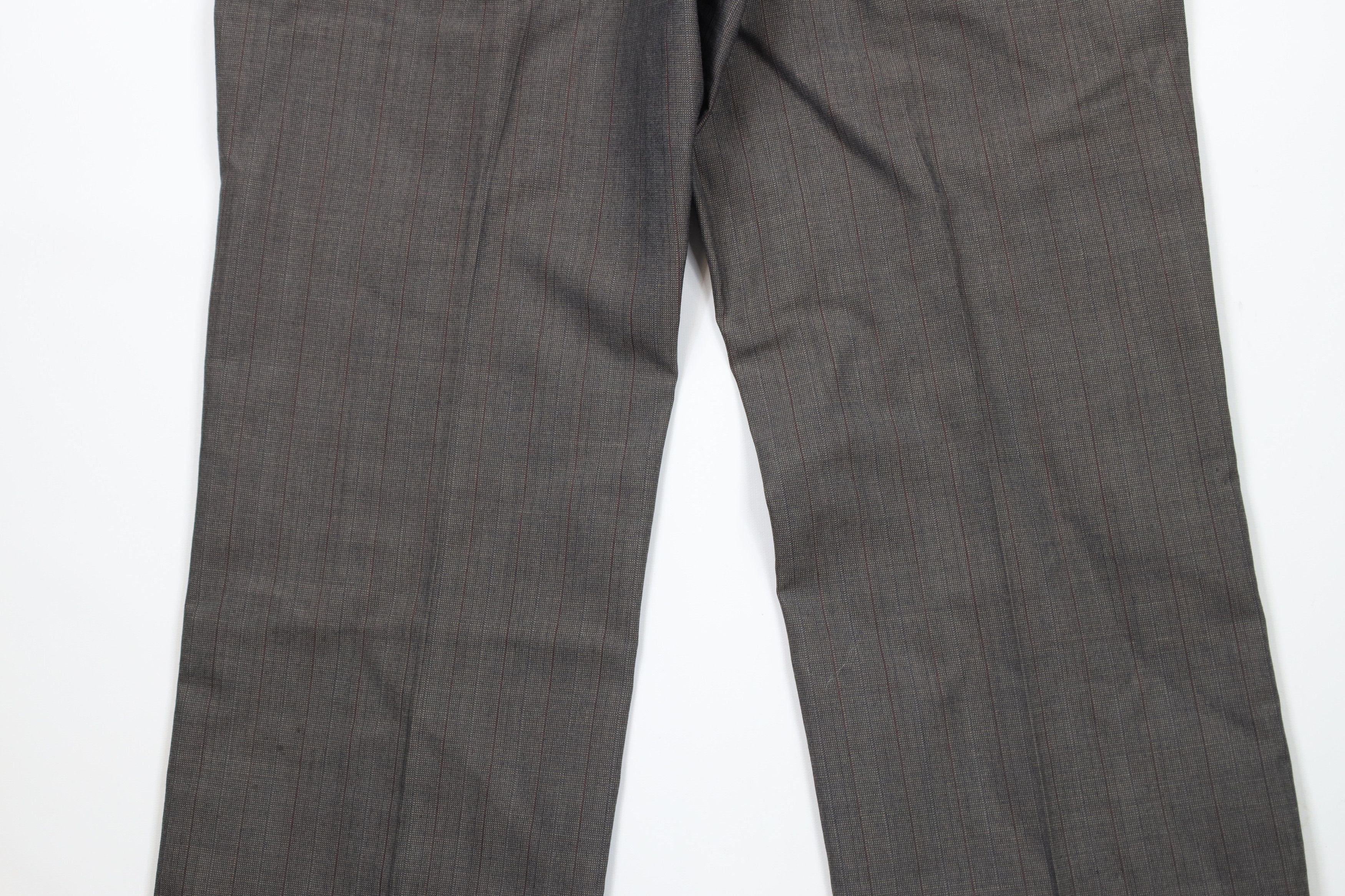 Vintage Vintage 90s Streetwear Striped Wide Leg Chino Pants Trousers Size US 36 / EU 52 - 11 Thumbnail