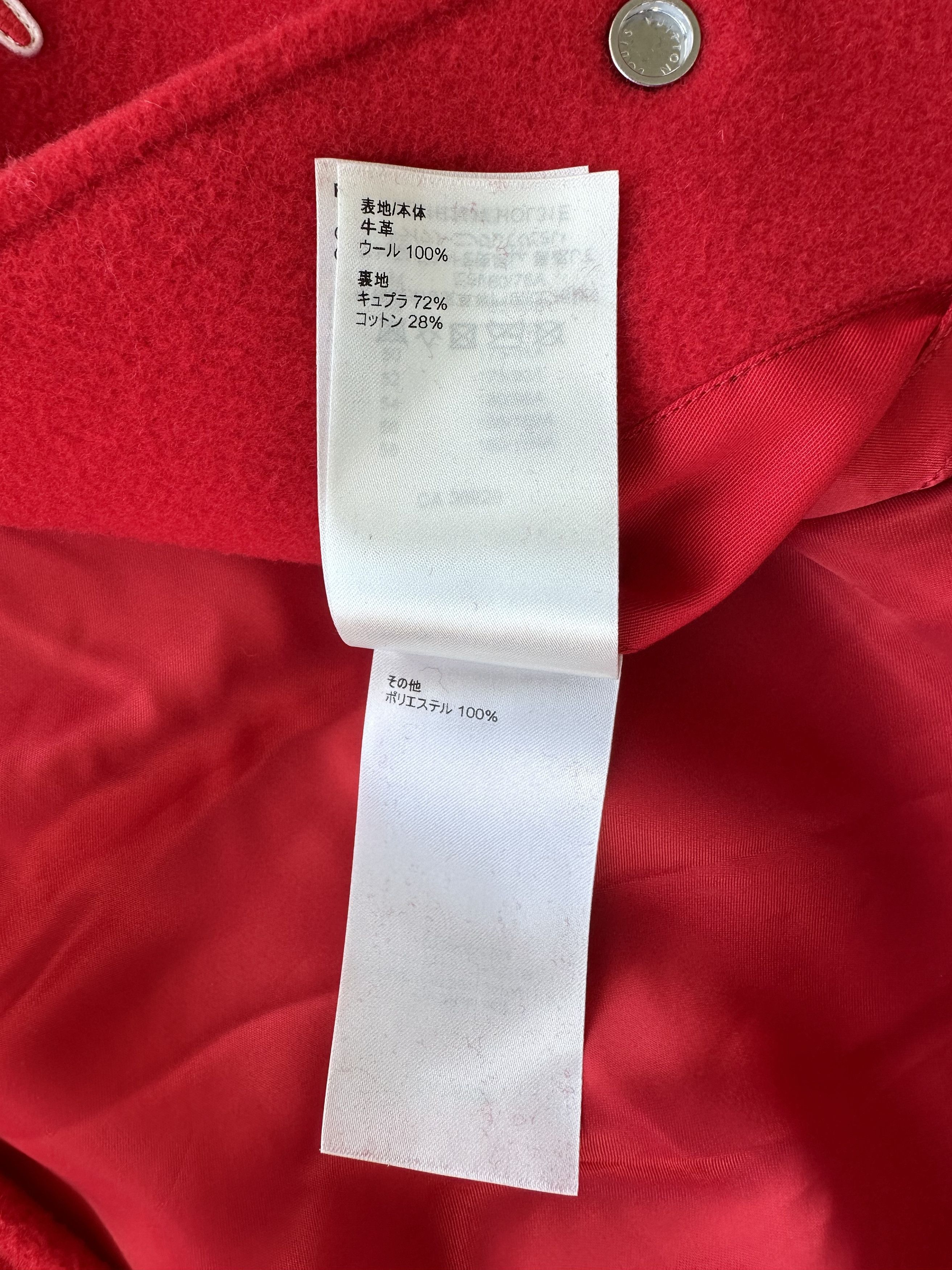 Louis Vuitton × Yayoi Kusama Louis Vuitton Yayoi Kusama Red & White Varsity Jacket Size US XXL / EU 58 / 5 - 9 Thumbnail