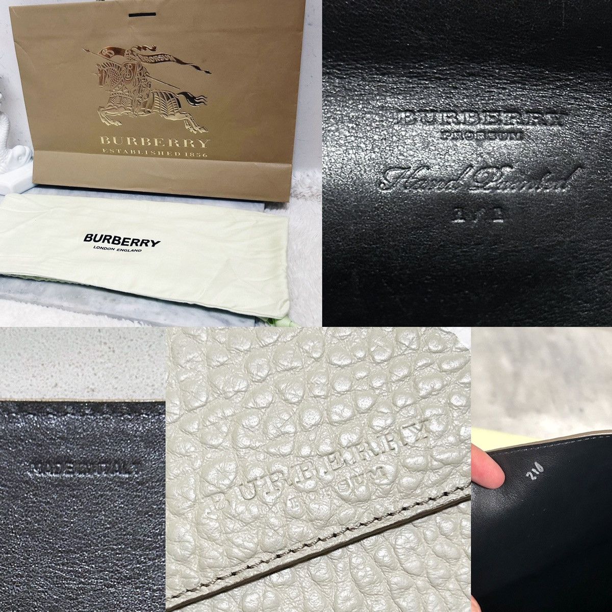 Authentic Burberry Prorsum ONE OF A KiND 1/1 RARE Clutch Bag
