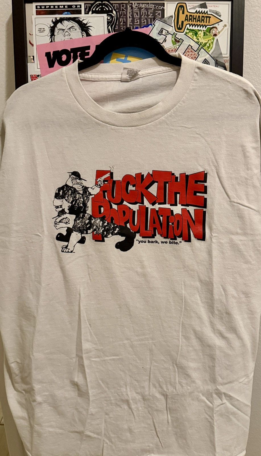 Fuck The Population FTP: Drill Tee. Size US XL / EU 56 / 4 - 3 Thumbnail