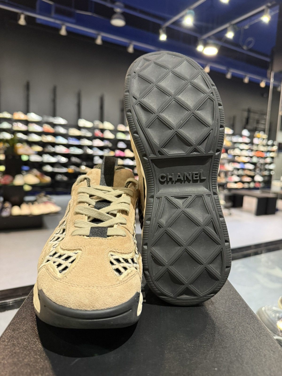 Chanel Size 9US/39EU - Chanel Suede Calfskin Embroidered CC Size US 9 / IT 39 - 8 Thumbnail