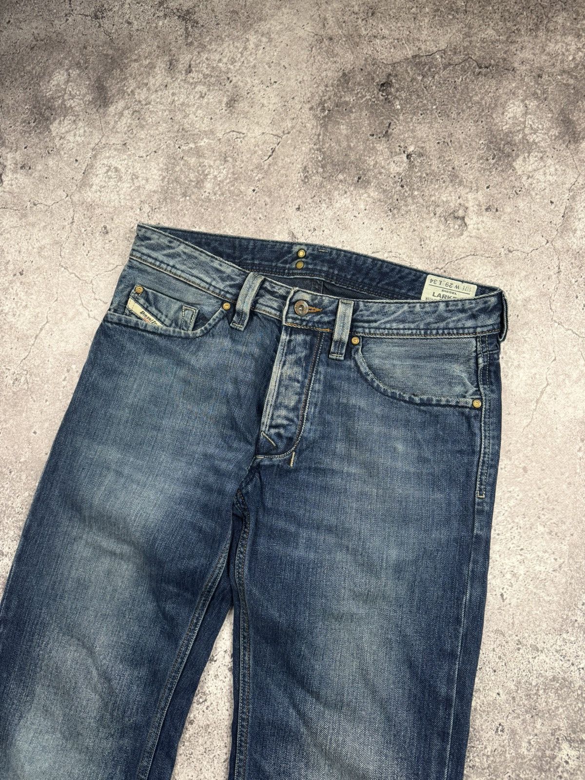Diesel Vintage Diesel Jeans Baggy Distressed Flared Wide Japanese Size US 29 - 3 Thumbnail