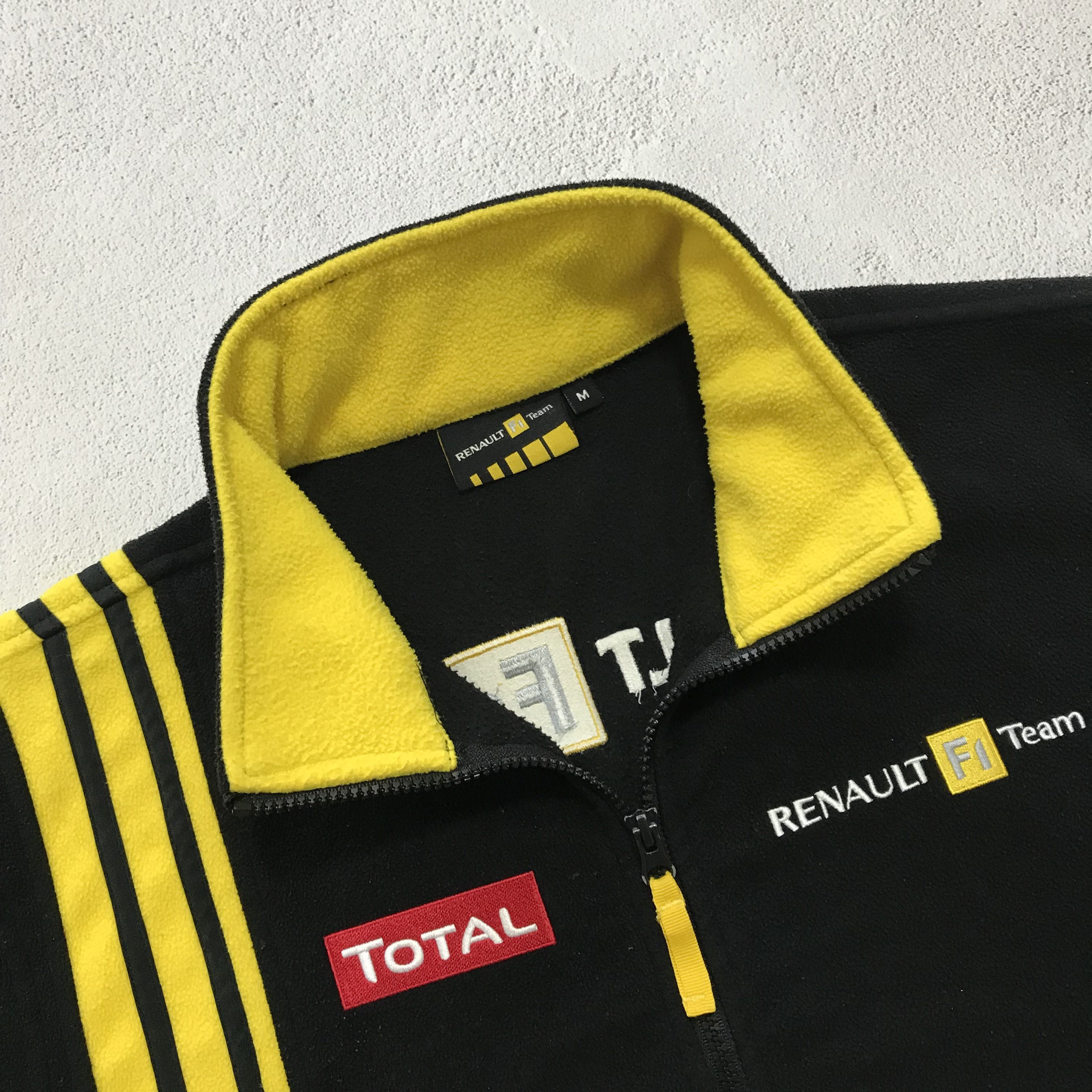 Formula 1 RENAULT F1 Team Total Vintage Fleece Jacket Rare Racing Size US M / EU 48-50 / 2 - 4 Thumbnail