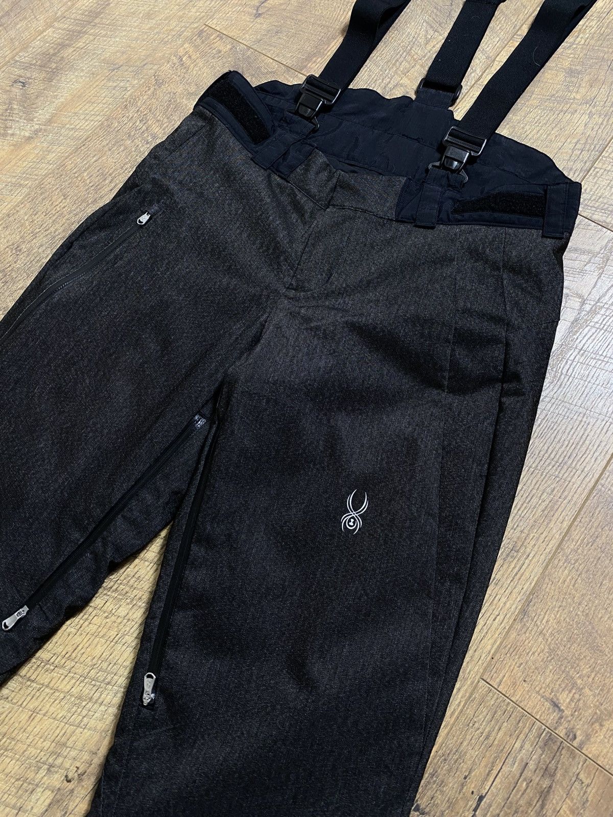 Spyder Spyder Charcoal Technical Ski Pants - Size 8 Size 30" / US 8 / IT 44 - 3 Thumbnail