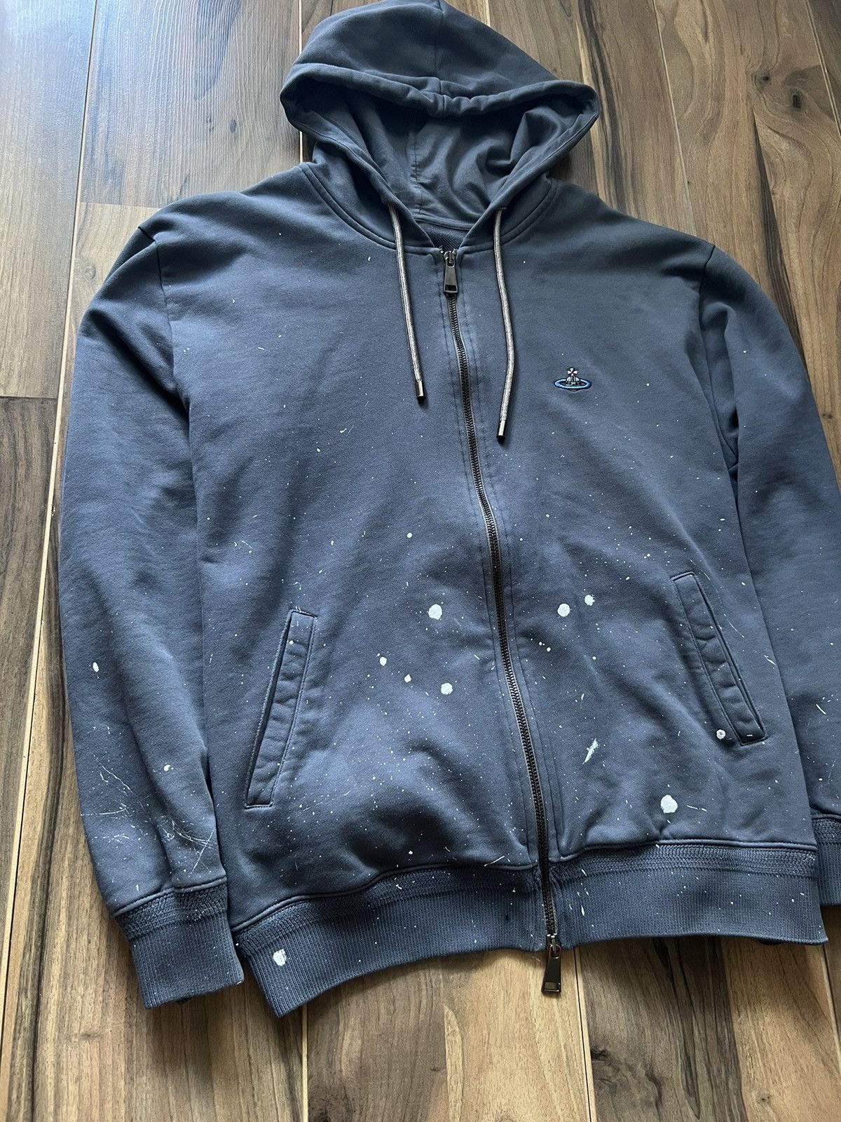 Vivienne Westwood Vivienne Westwood Custom Hoodie Zip Sweatshirt Size US L / EU 52-54 / 3 - 5 Thumbnail