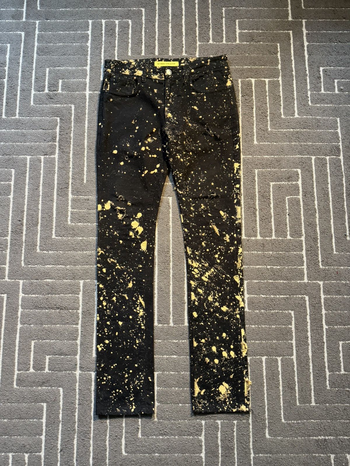 Raf Simons × Sterling Ruby Raf Simons Sterling Ruby Paint Splatter Pants Size US 28 / EU 44 - 2 Thumbnail