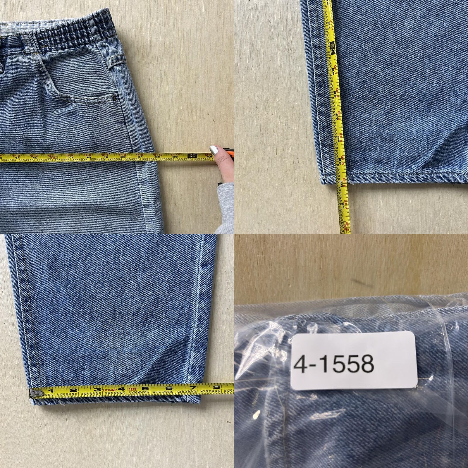 Lee Vintage Lee Relaxed Straight Jeans - Womens 18 Long Light Wash Denim Size 40" / US 18 - 8 Thumbnail