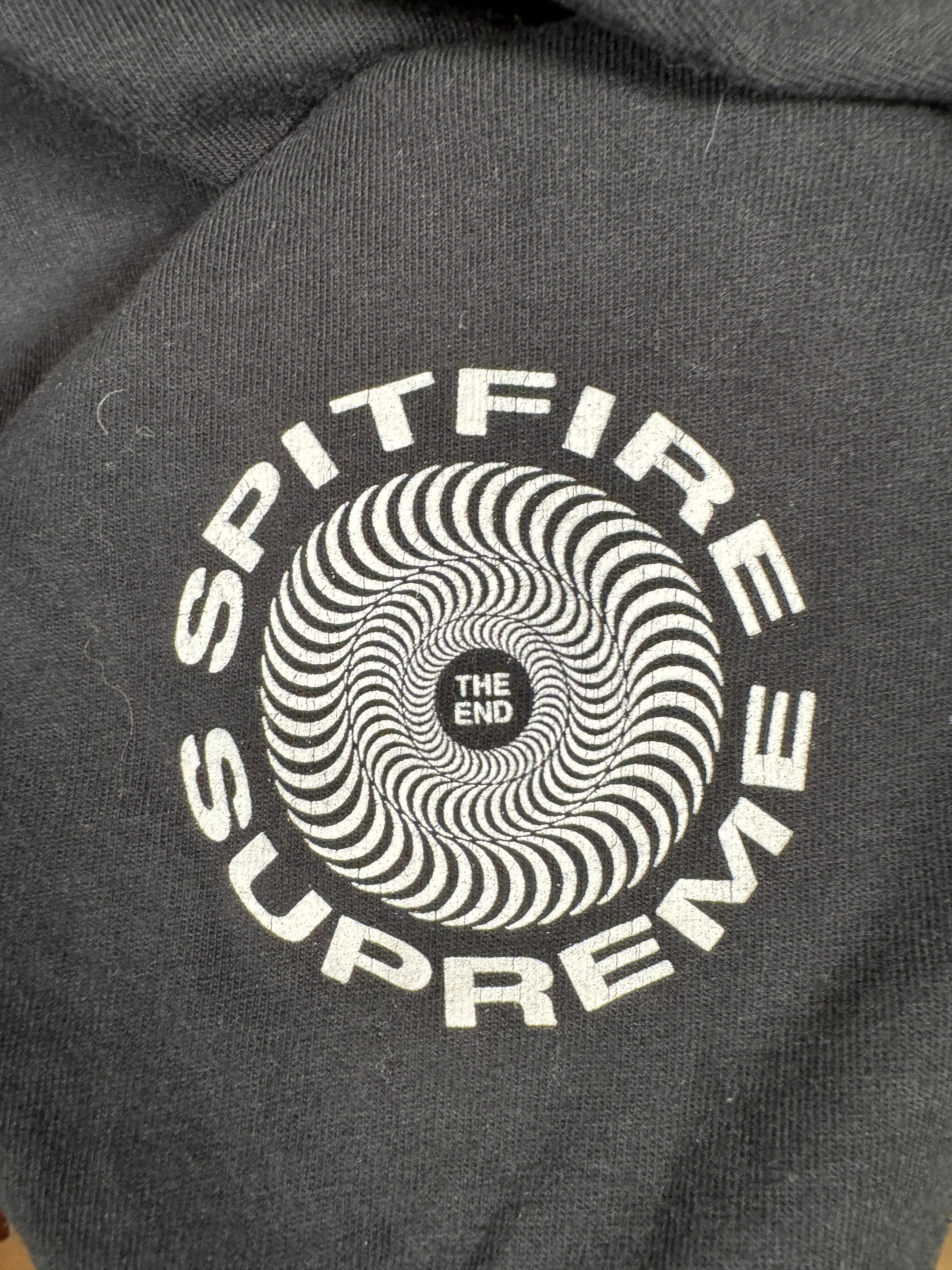 Spitfire × Supreme Supreme Spitfire Classic Swirl T-shirt Orange Black Size US M / EU 48-50 / 2 - 4 Thumbnail