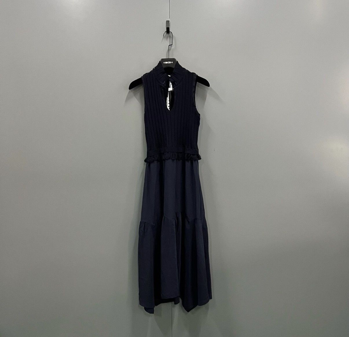 DOROTHEE SCHUMACHER Dorothee Schumacher Navy Blue Spliced Dress J41 Size M / US 6-8 / IT 42-44 - 1 Thumbnail