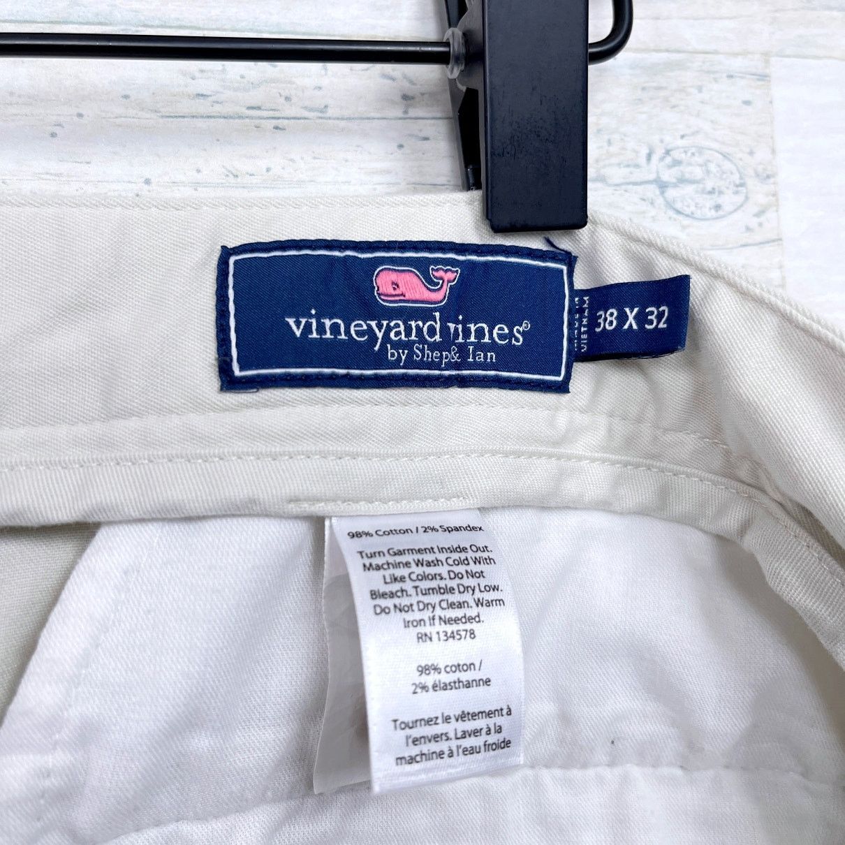Vineyard Vines Vineyard Vines Club Pants Light Beige Stretch Chino 38x30 Size US 38 / EU 54 - 6 Thumbnail