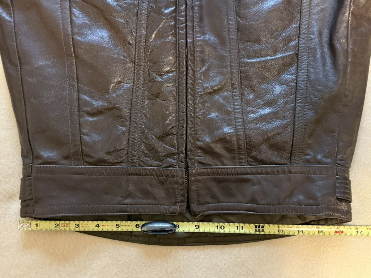 Harley Davidson Harley Davidson AMC Cavalier Leather Trucker/Moto Jacket 36 Size US XXS / EU 40 - 6 Thumbnail