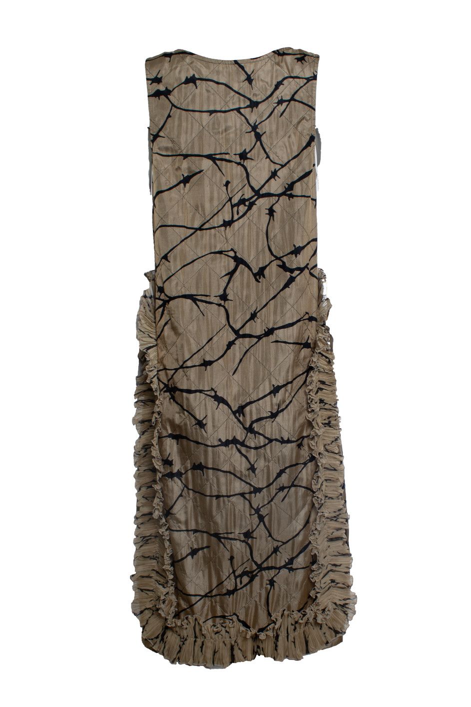 Dries Van Noten Dries van Noten, sleeveless and quilted dress Size L / US 10 / IT 46 - 3 Thumbnail
