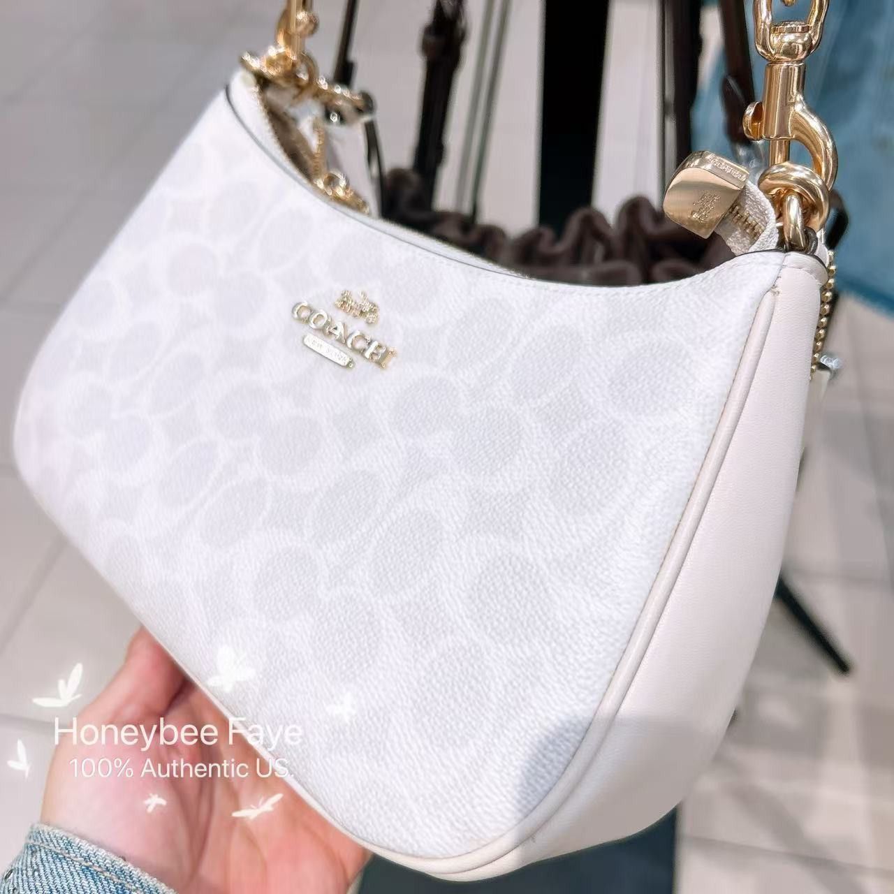 Coach Teri Shoulder Bag In Signature Canvas CV933 Size ONE SIZE - 2 Thumbnail