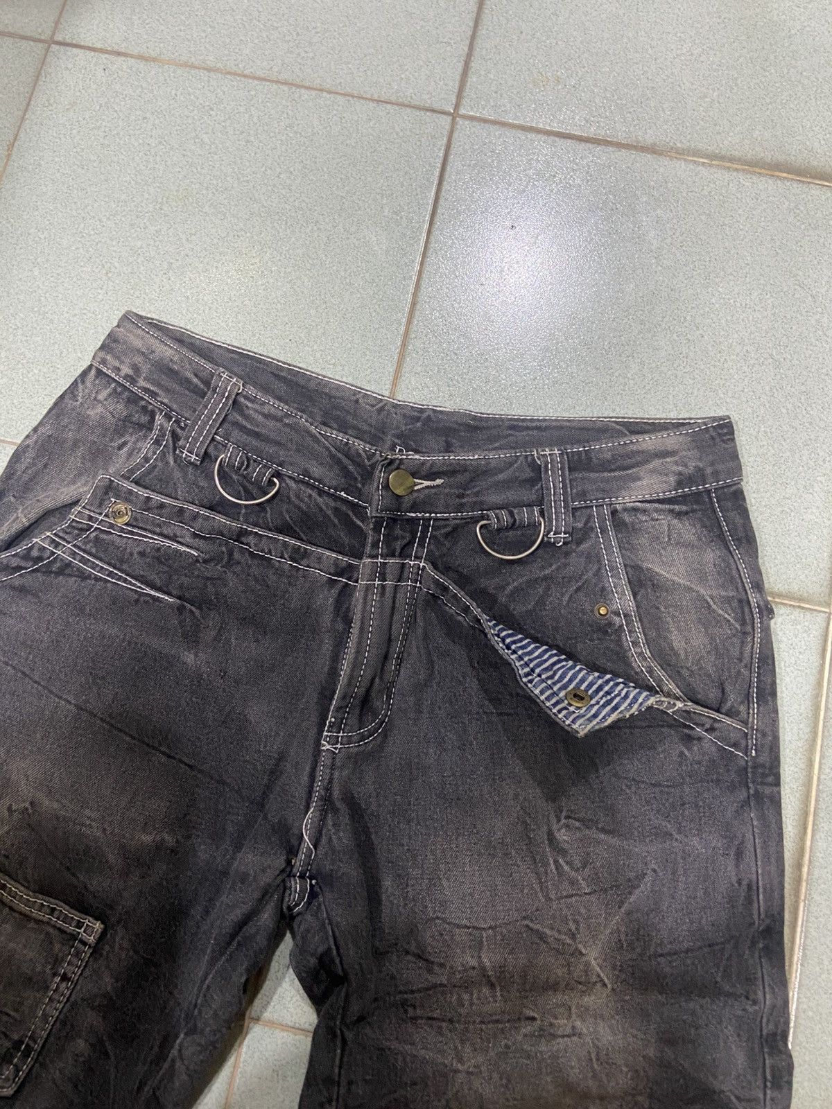 GOSTAR DE FUGA × JNCO Aston Design bush pant denim Size US 32 / EU 48 - 4 Thumbnail