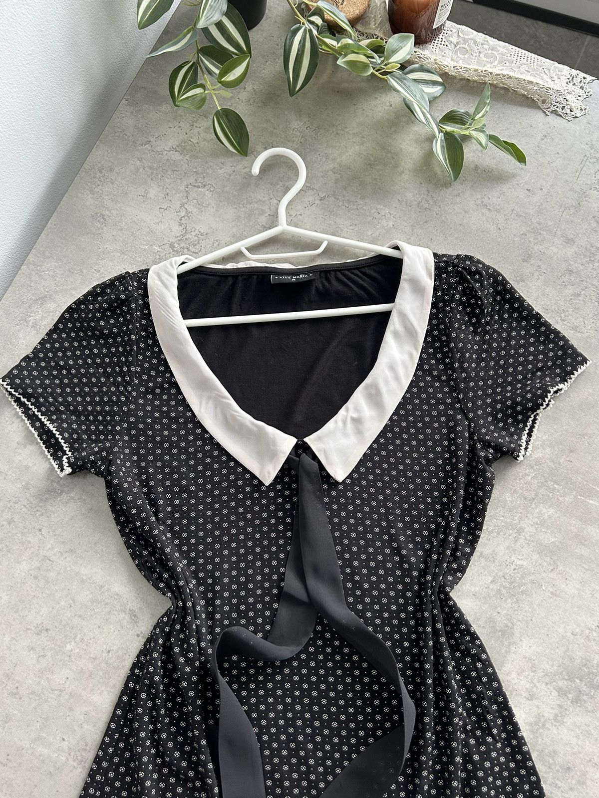Vintage Vive Maria goth black top t-shirt Size M / US 6-8 / IT 42-44 - 4 Thumbnail