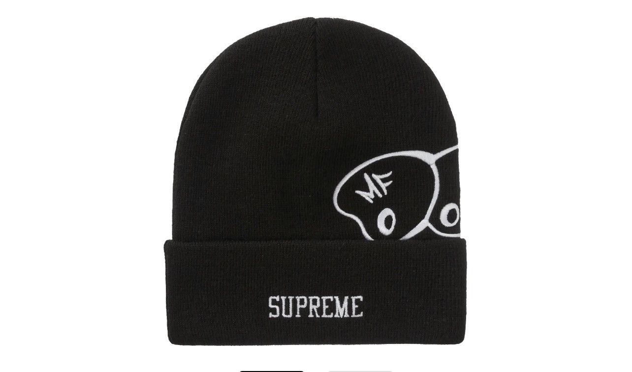 Supreme Supreme MF DOOM Black beanie | Grailed