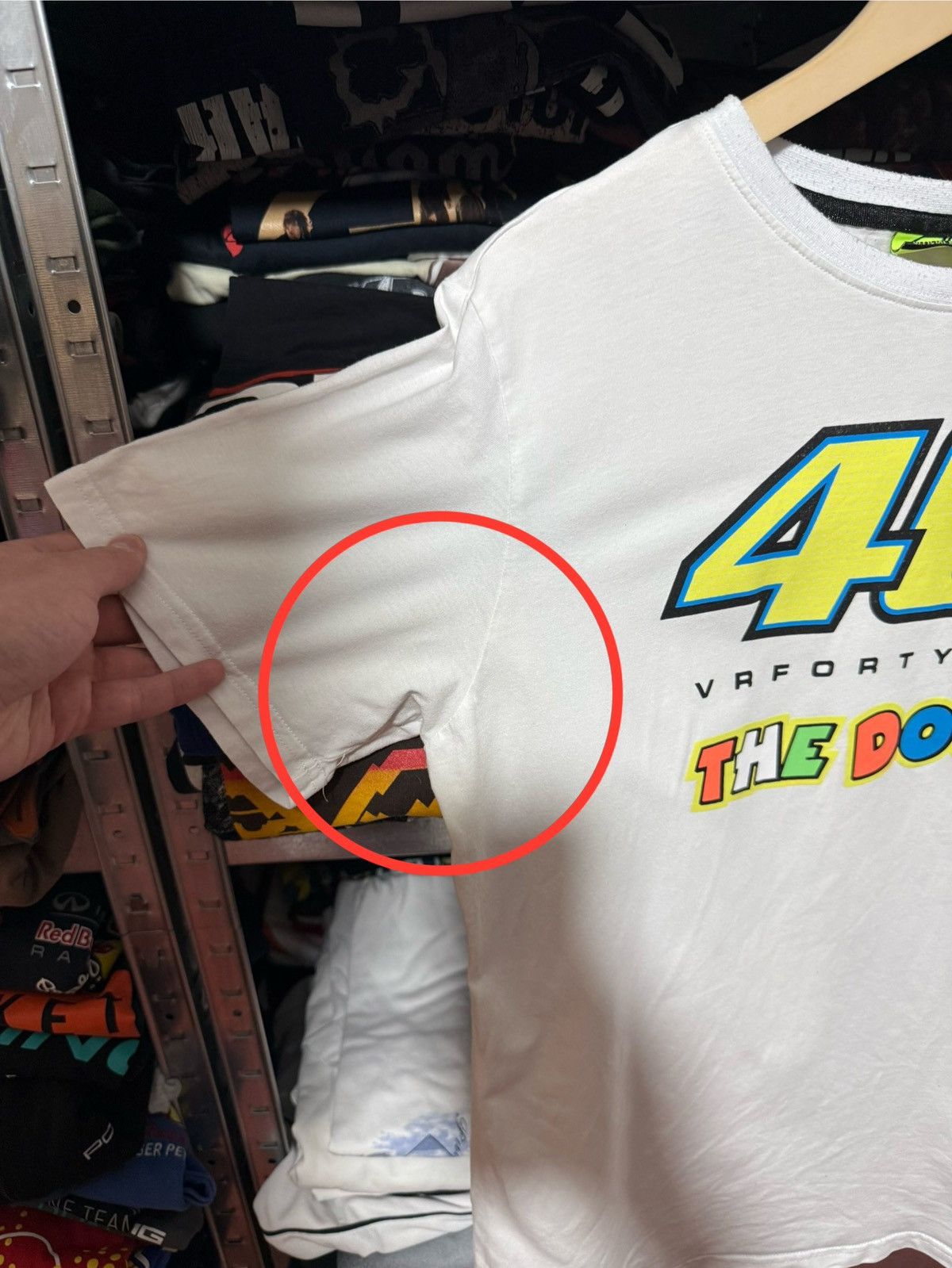 Yamaha Official Fan Club Valentino Rossi 46 The Doctor T-Shirt Size US XL / EU 56 / 4 - 7 Thumbnail