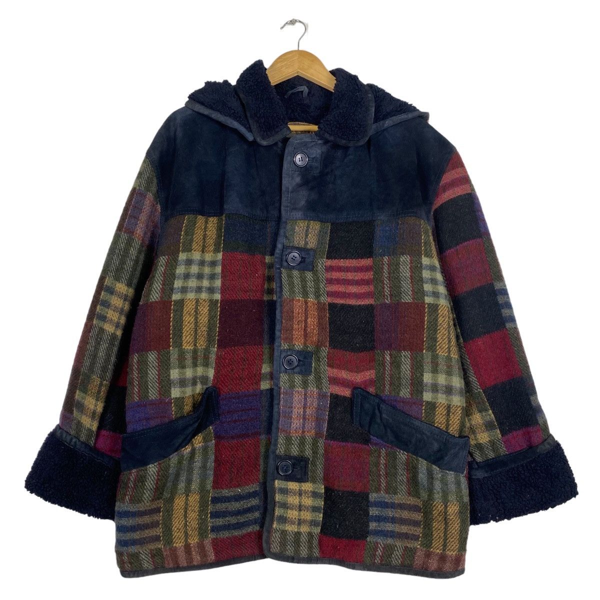 Vintage Opti Vintage button down fleece jacket Size US M / EU 48-50 / 2 - 1 Thumbnail