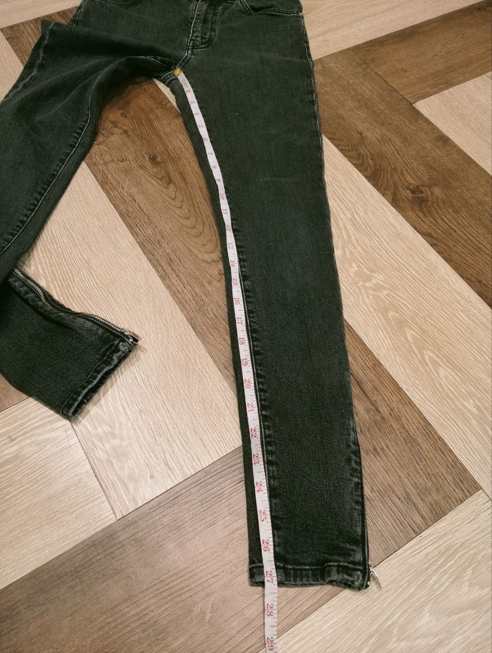 Saint Laurent Paris SAINT LAURENT PARIS D05 W/SK-MW ANKLE ZIP JEANS Size 27" / US 4 / IT 40 - 14 Thumbnail