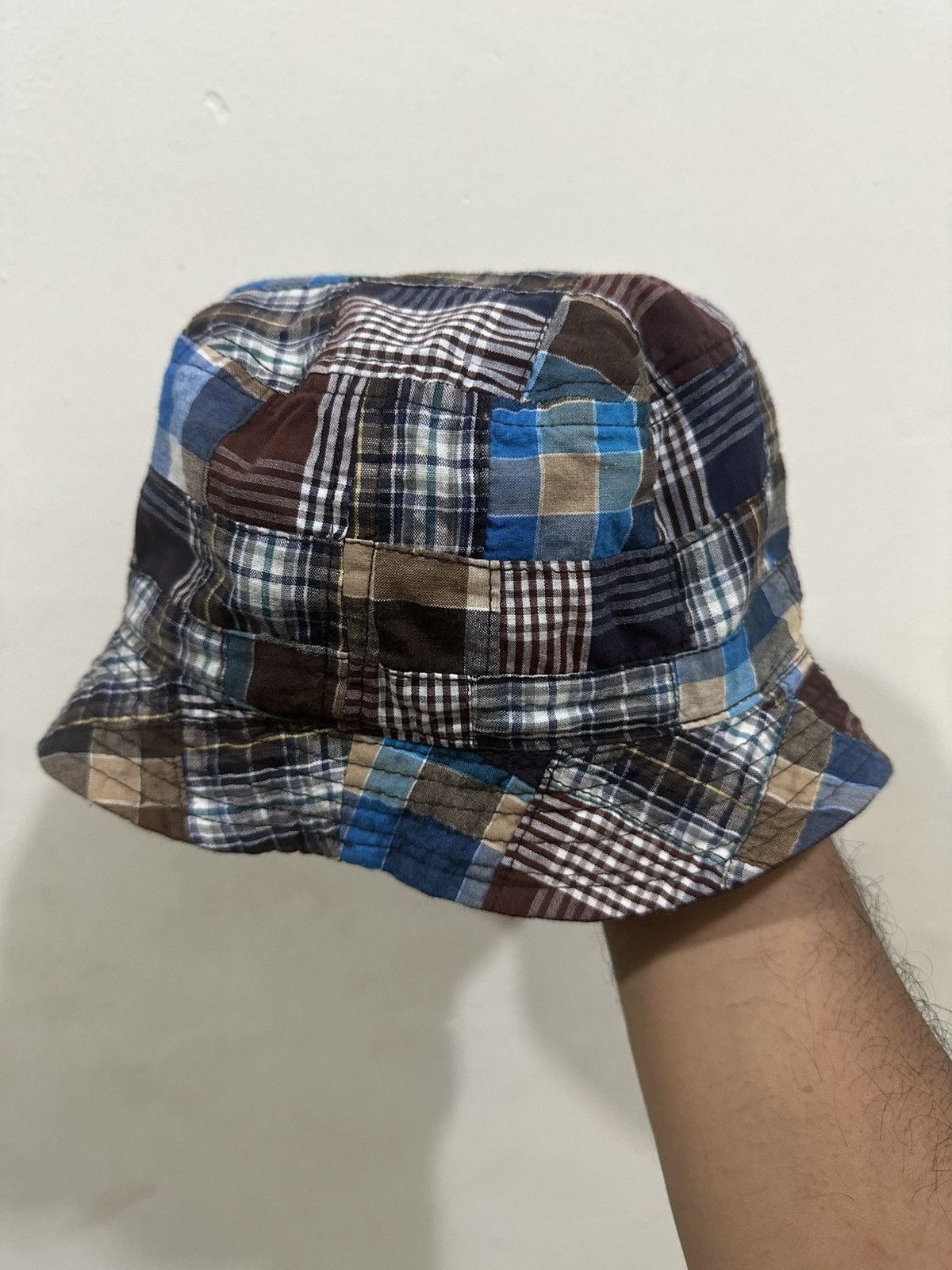 Vintage Beams Patchwork Style Bucket Hat Size ONE SIZE - 2 Thumbnail