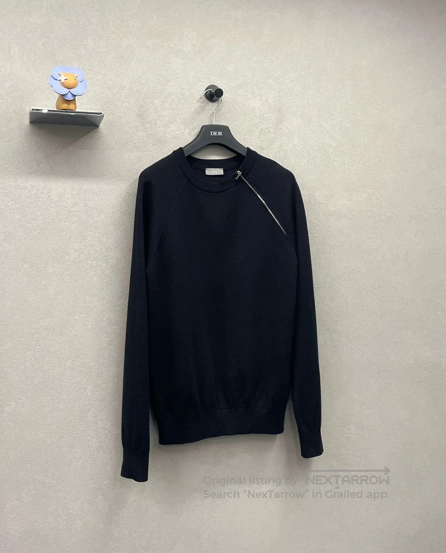 Dior dior black irregular zip sweatshirt size s. Size US S / EU 44-46 / 1 - 3 Thumbnail