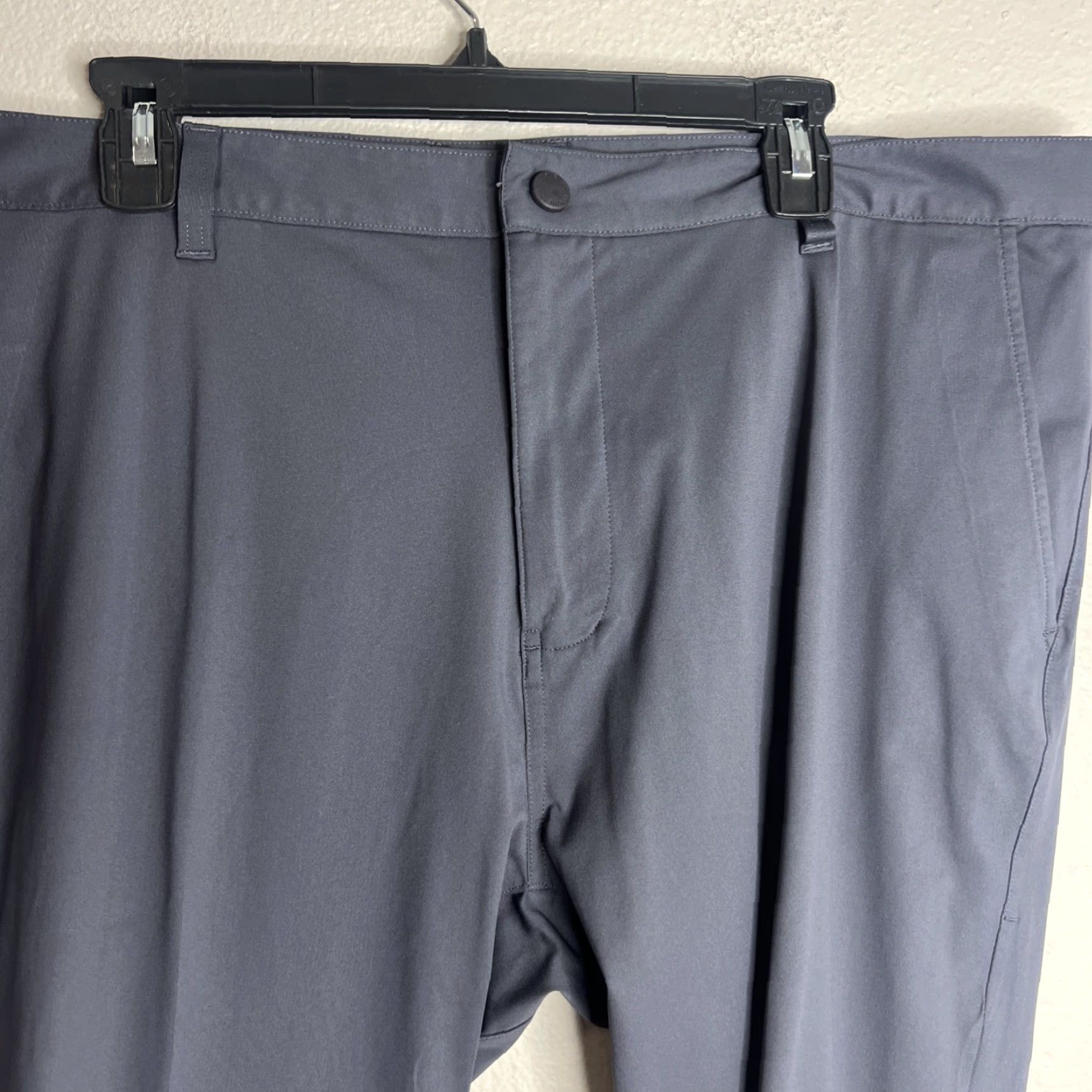 Rhone Rhone Mens Pants 40x31 Gray 5-Pocket Slim Tapered Stretch Commuter Dress Casual Everyday Size US 40 / EU 56 - 3 Thumbnail
