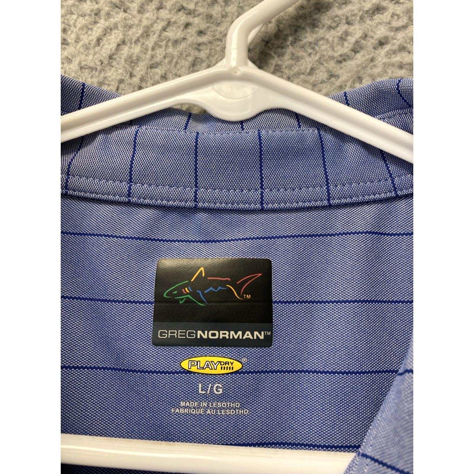 Vintage Greg Norman Shirt Mens Large Blue Golf Short Sleeve Polo /80-91 Size US L / EU 52-54 / 3 - 2 Thumbnail