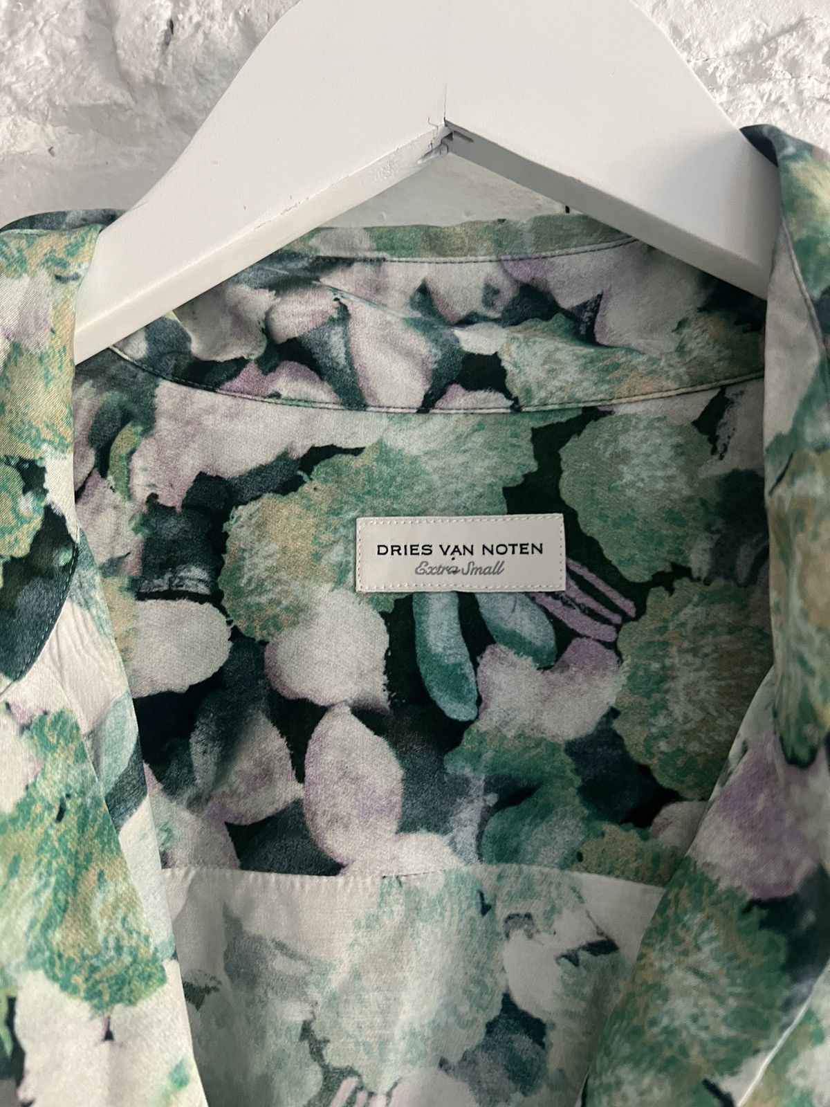 Dries Van Noten DRIES VAN NOTEN Floral Short Sleeve Button Down XS/S Size US XS / EU 42 / 0 - 3 Thumbnail