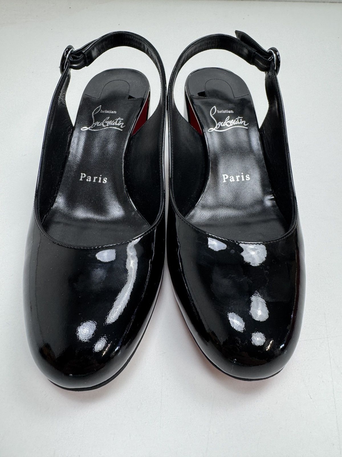 Christian Louboutin Christian Louboutin So Jane Sling 55 Patent Leather Size US 7 / IT 37 - 5 Thumbnail