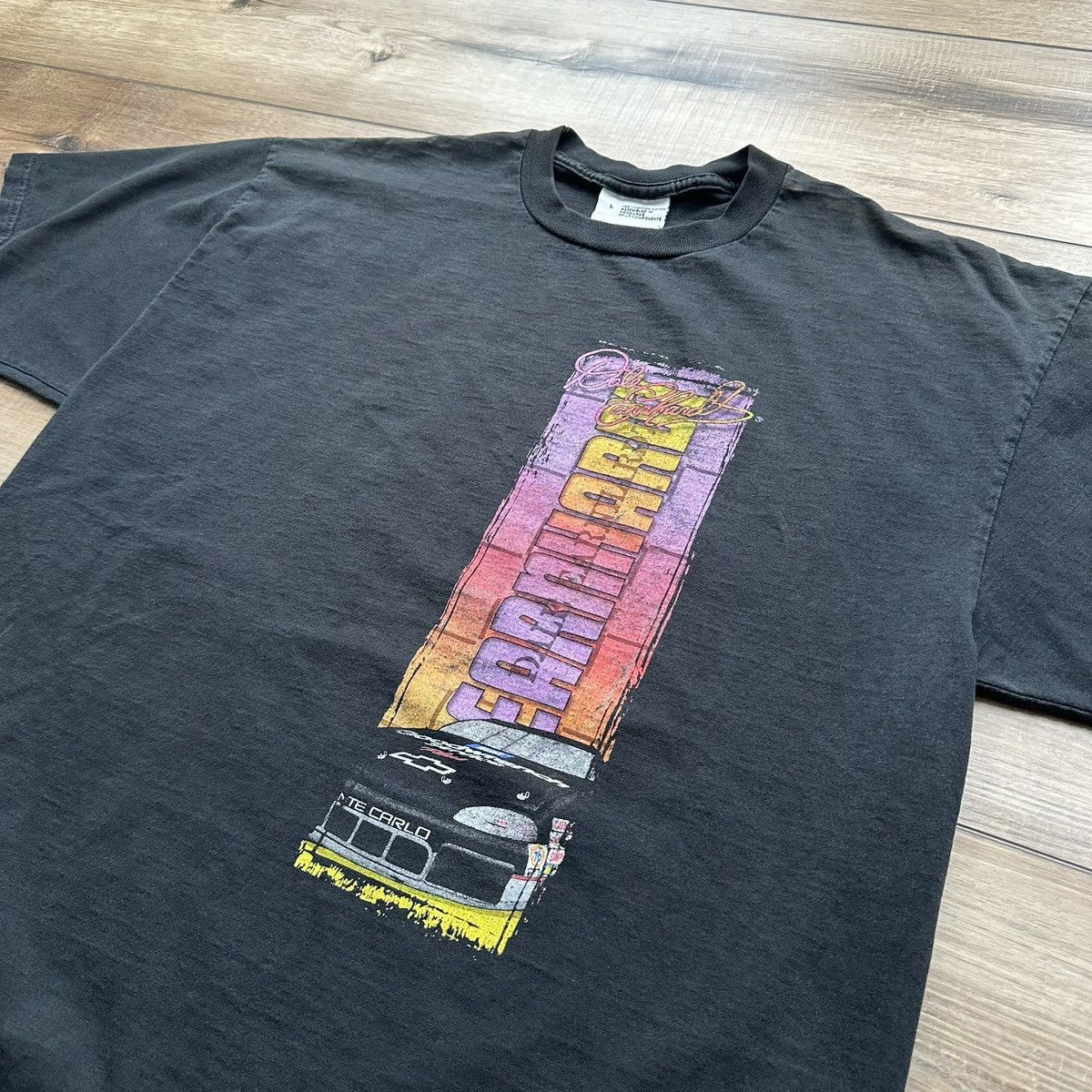 NASCAR Vintage 90s NASCAR Dale Earnhardt Its In The Name Racing Tee Size US L / EU 52-54 / 3 - 4 Thumbnail