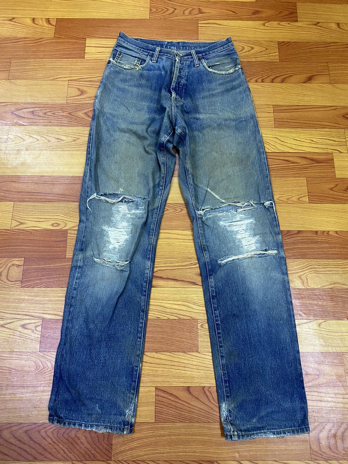 Ralph Lauren Vintage Ralph Lauren RRL Denim Pant Size US 29 - 1 Thumbnail